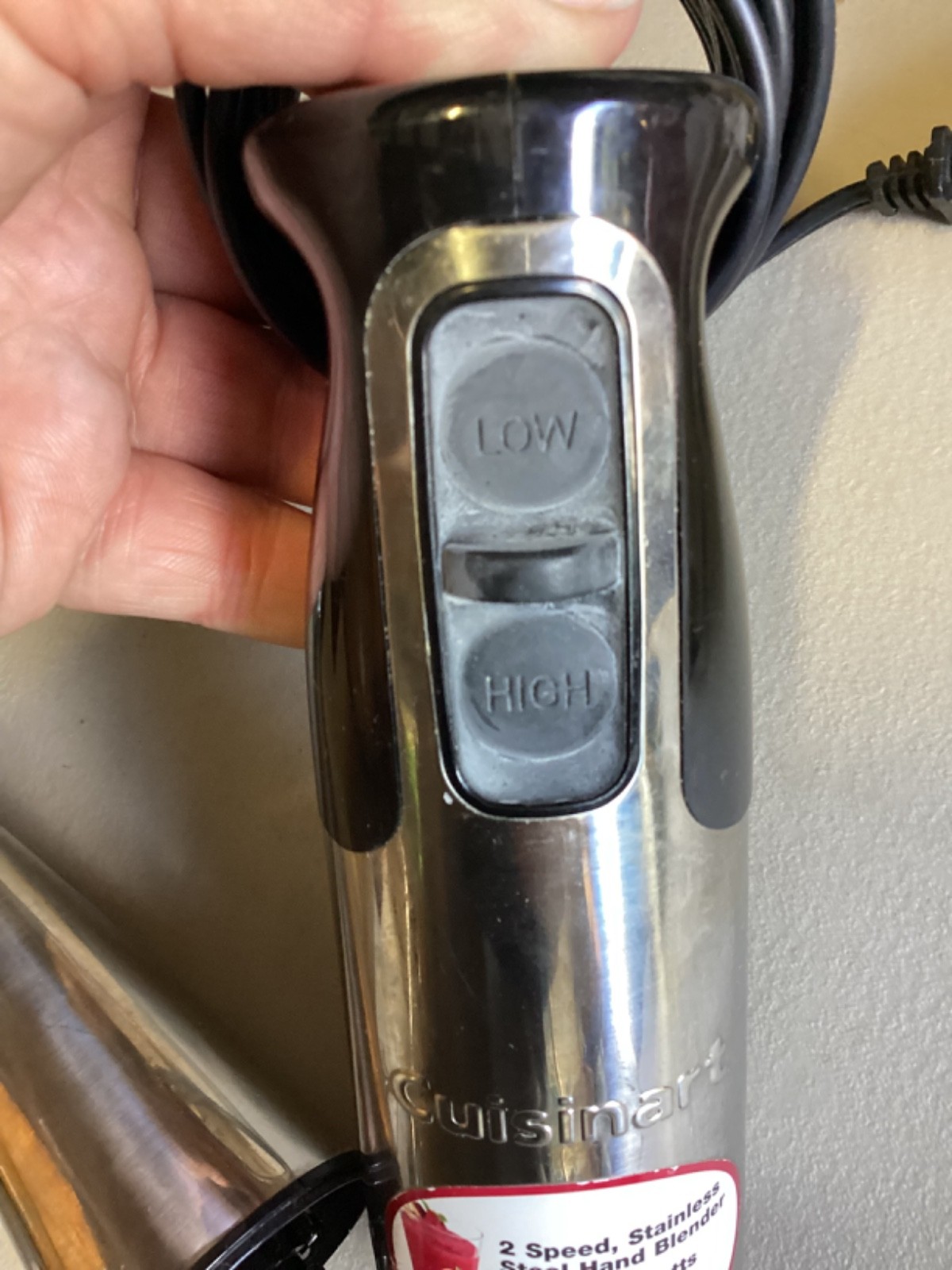 Cuisinart Smart Stick Immersion Blender with Chopper and Whisk Accessories