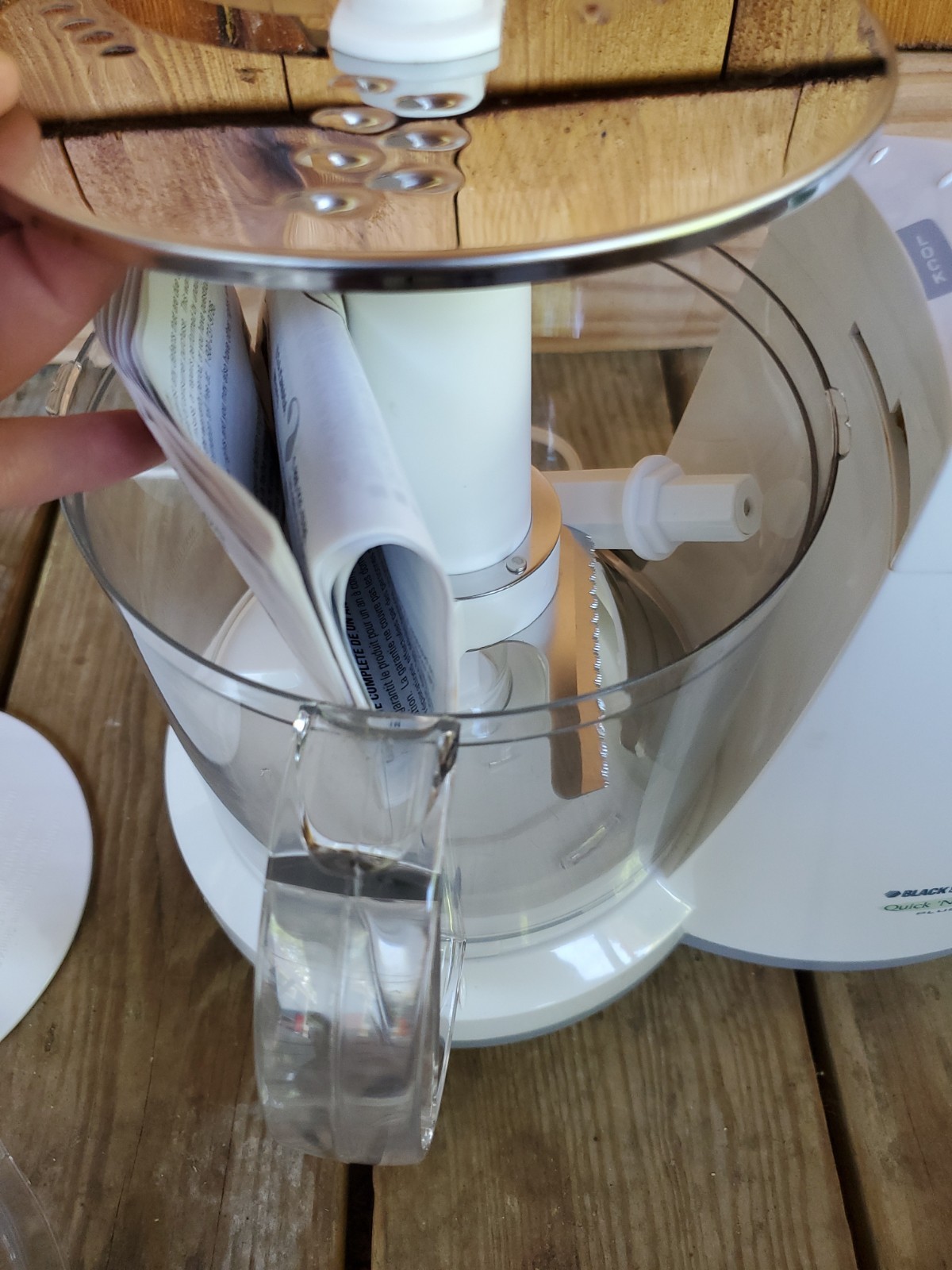 BLACK+DECKER Quick ‘N Easy Plus FP1400W Food Processor 8 Cup White