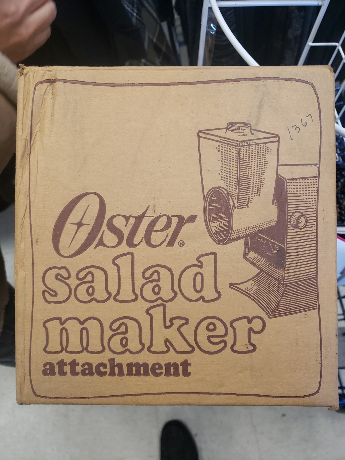 Vintage OSTER salad maker attachment . no. 473-01 NOS SEALED