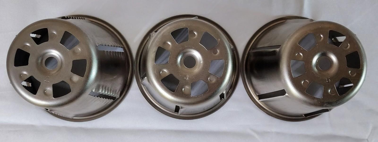 Saladmaster Kitchenaid Food Processor 3 Cone Attachments Stainless 2, 4, 6 VTG