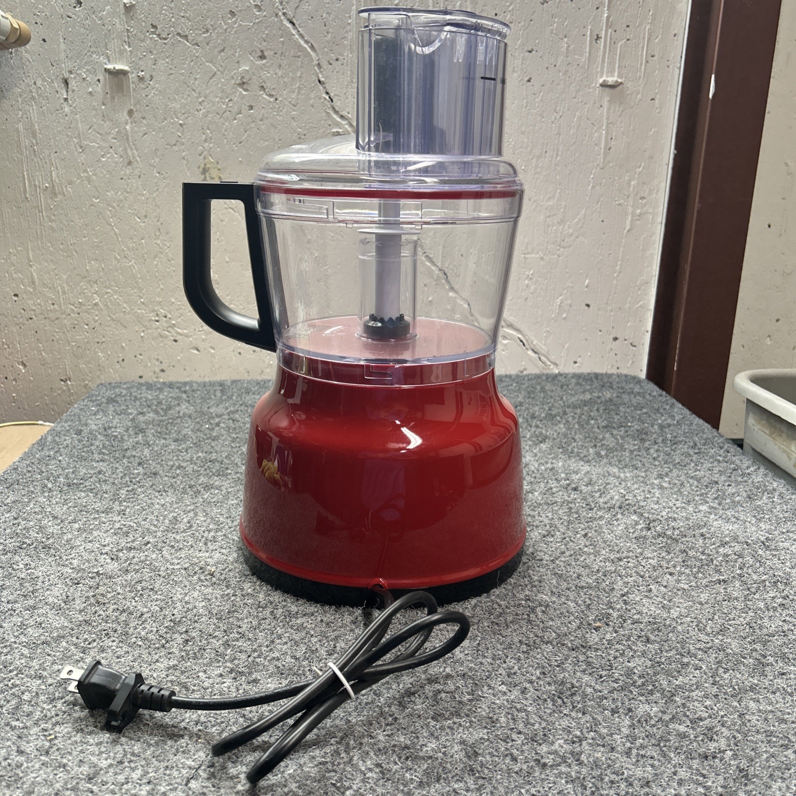 KitchenAid KFP0935QER 9 Cup Food Processor/Slicer Empire Red With Accessories