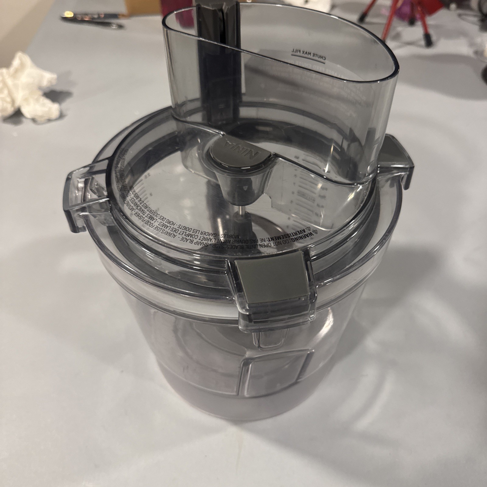 Ninja NF701 Professional 12 Cup XL Food Processor Base Bowl Lid, Blades 4 PARTS