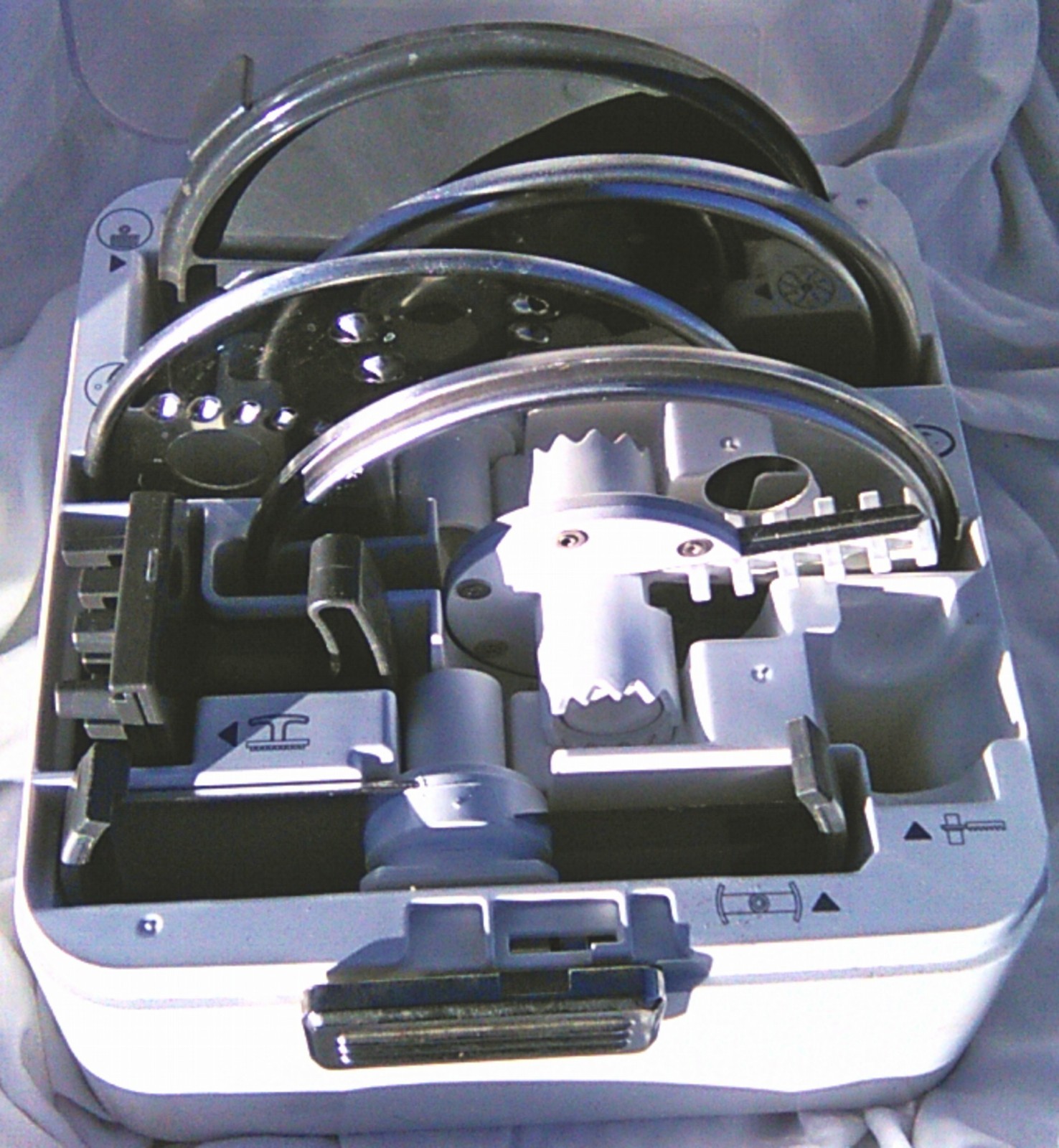 KITCHENAID FOOD PROCESSOR ATTACHMENTS BLADES REPLACEMENT PARTS W/ STORAGE CASE