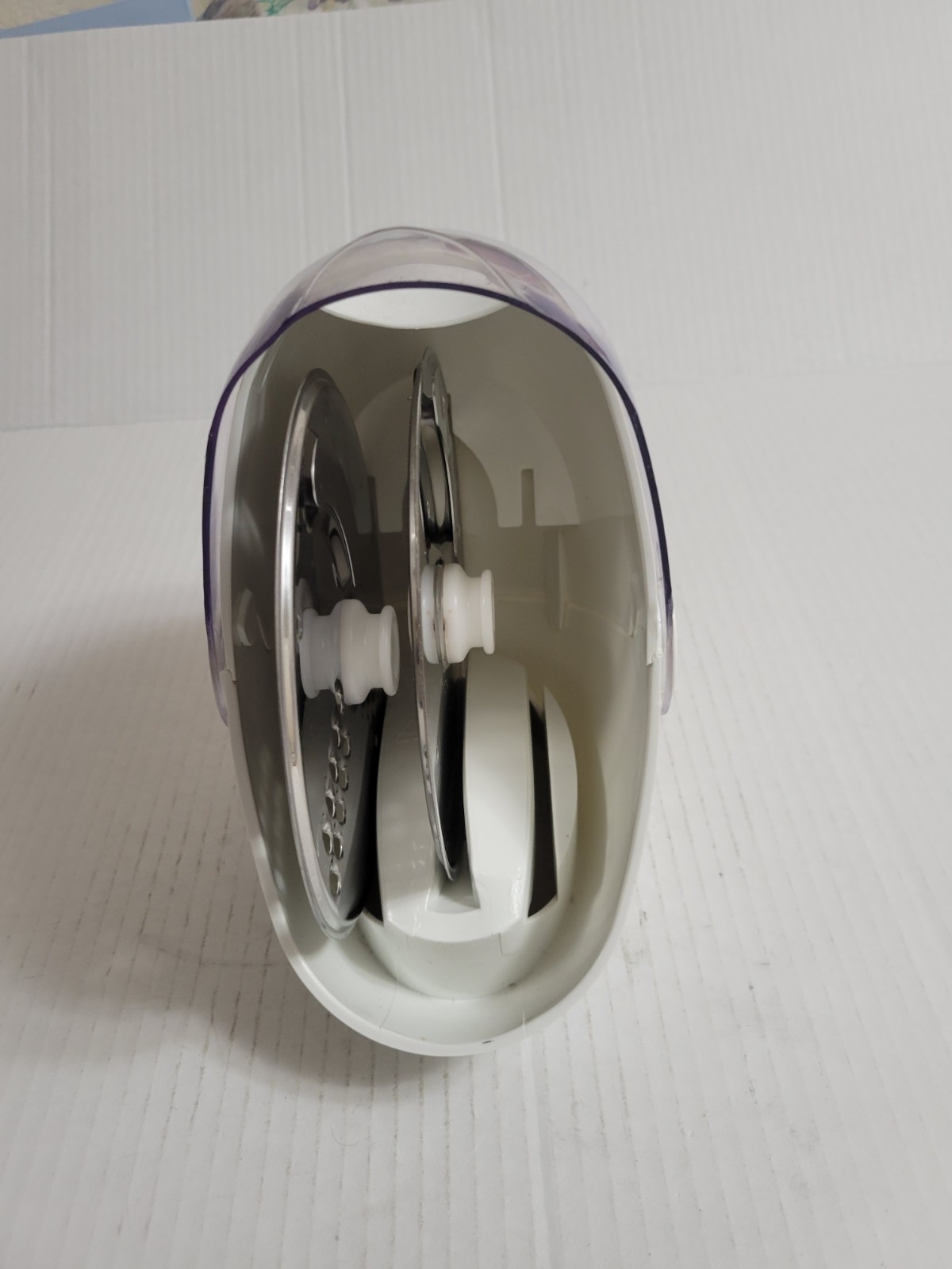 vintage viking food processor blades with storage ( two blades )