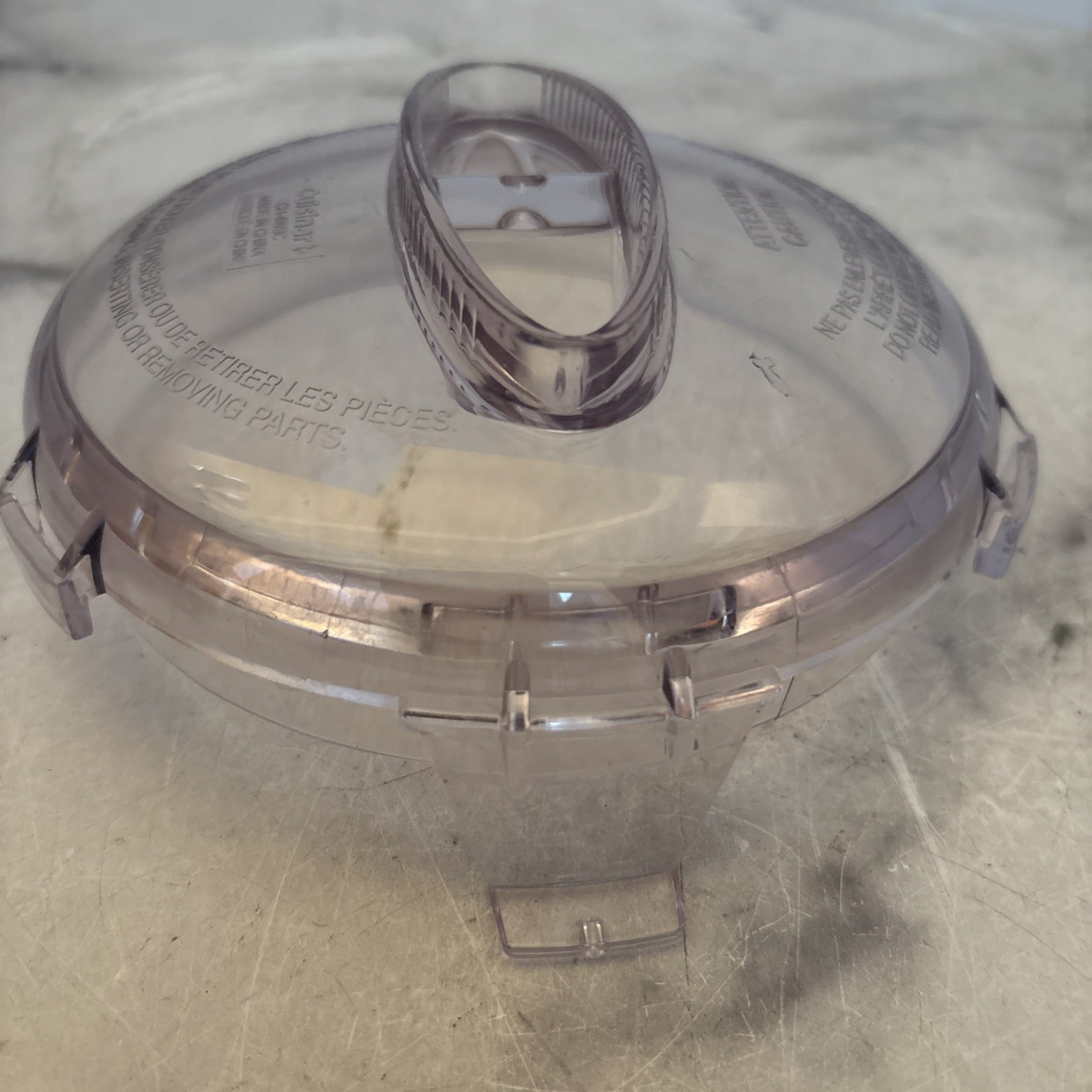 Cuisinart CH-4WBC 4 Cup LID ONLY For CH-4 Food Choppers Processors No Bowl