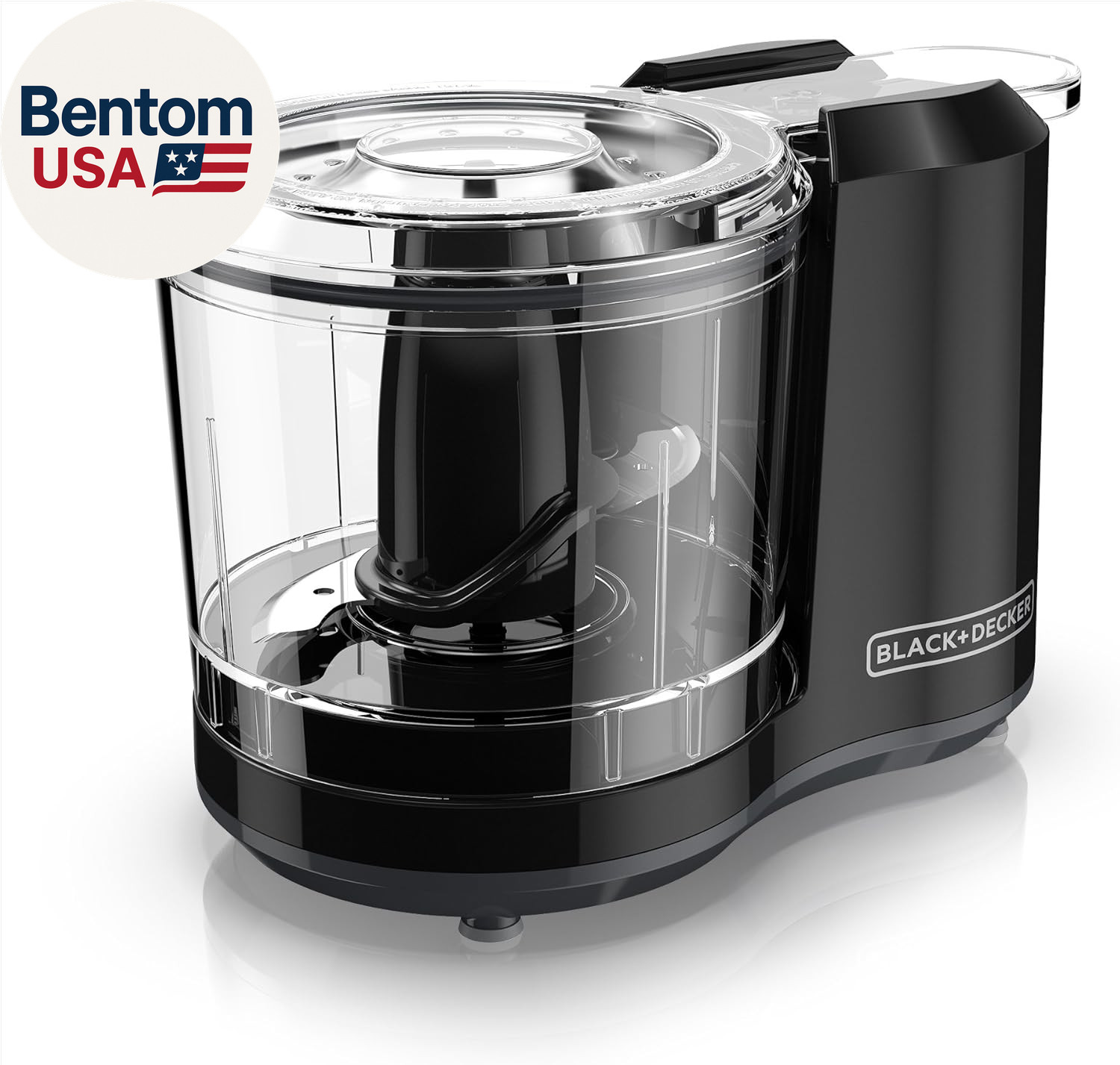 1.5-Cup Electric Food Chopper, One Touch Pulse, 150W Motor, Stay-Sharp Blade, Di