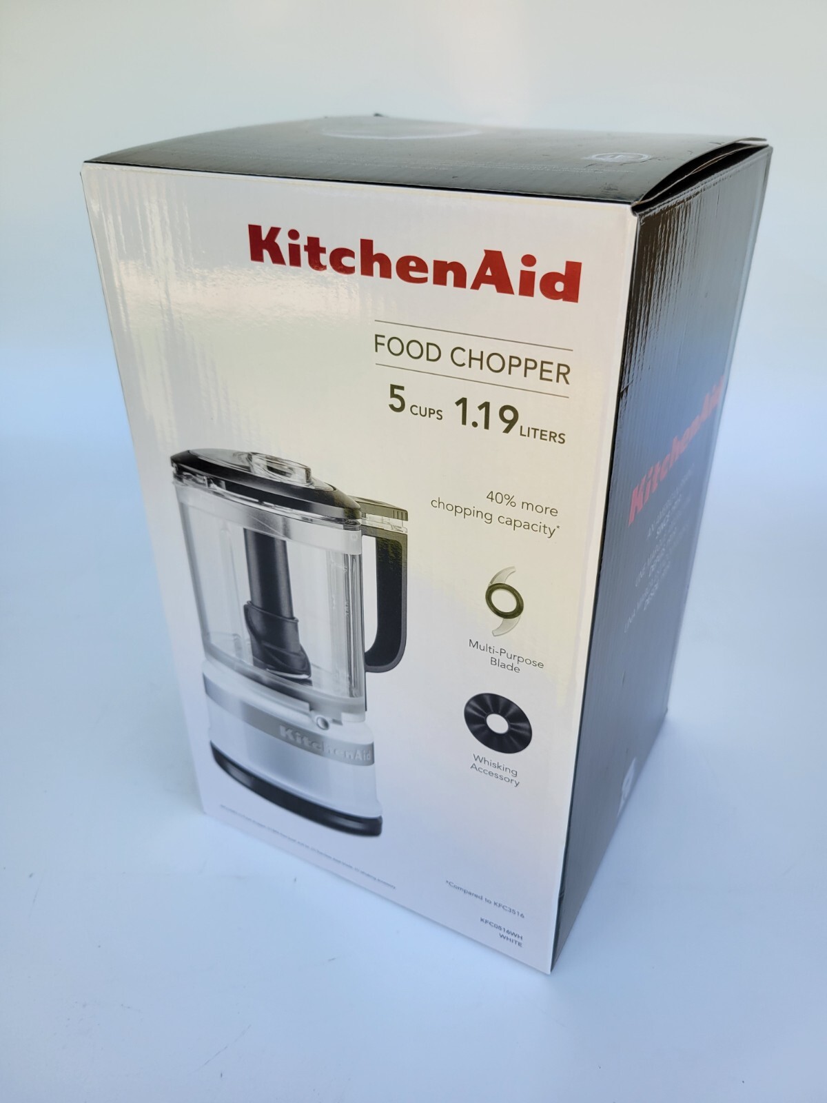 KitchenAid KFC0516WH 5 Cup whisking Accessory Food Chopper . g222
