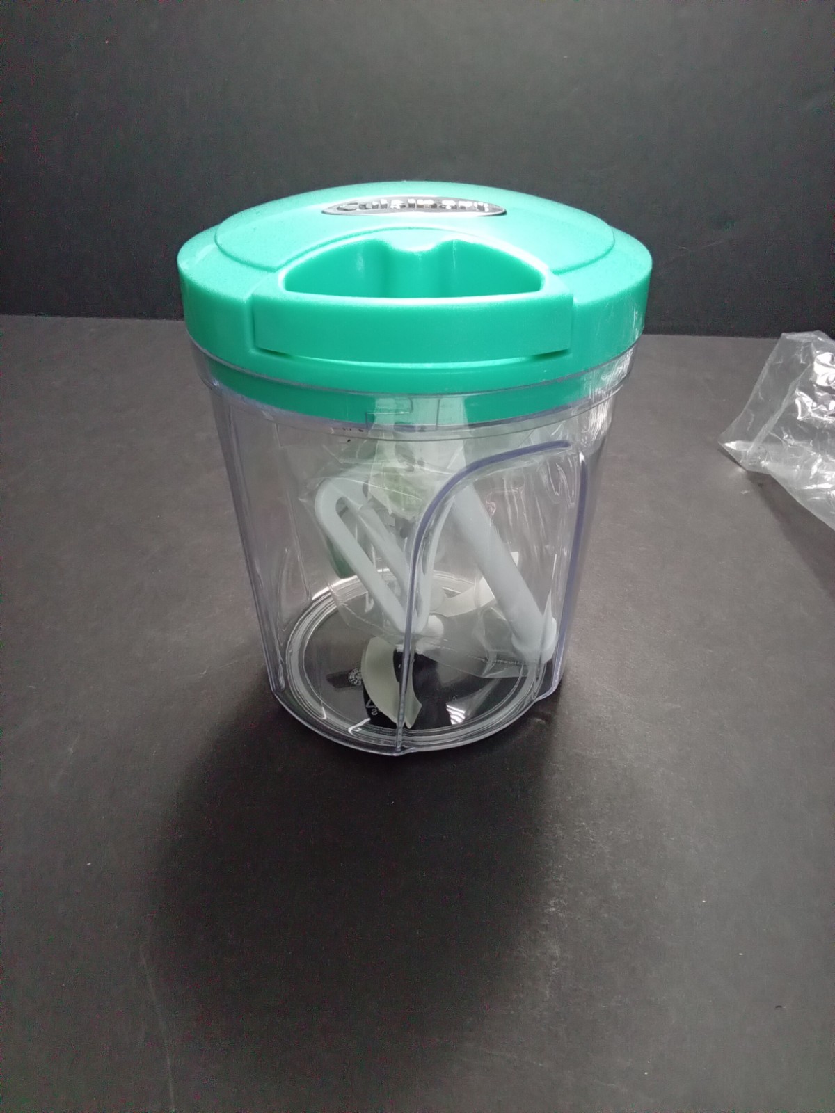 NEW Cuisinart Prep Express Manual Food Processor Turquoise 4 Cup Food Processor