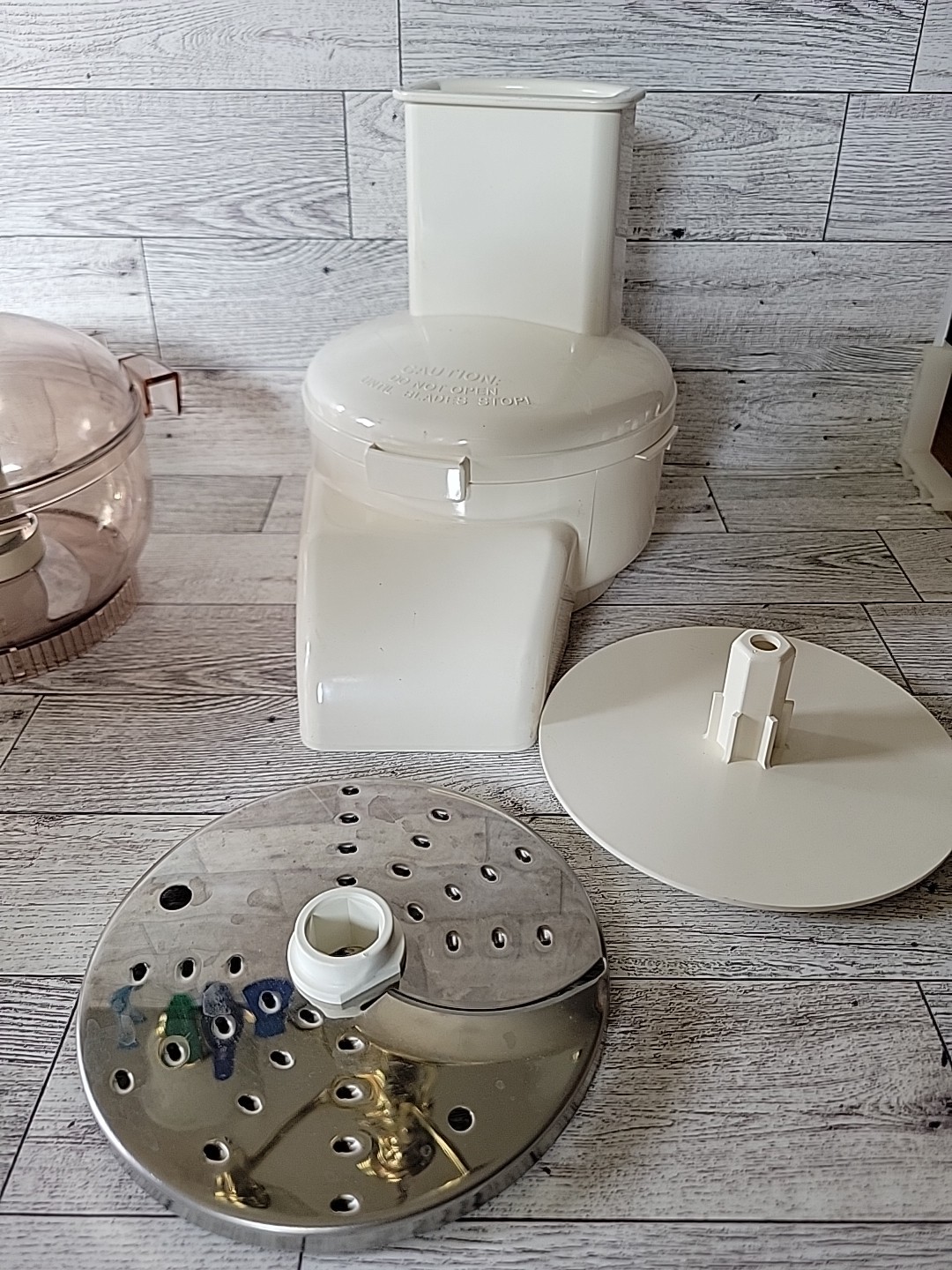 Sunbeam Oskar 14081 Food Processor FRANCE Work Bowl Lid Chopper Chute Blade Base