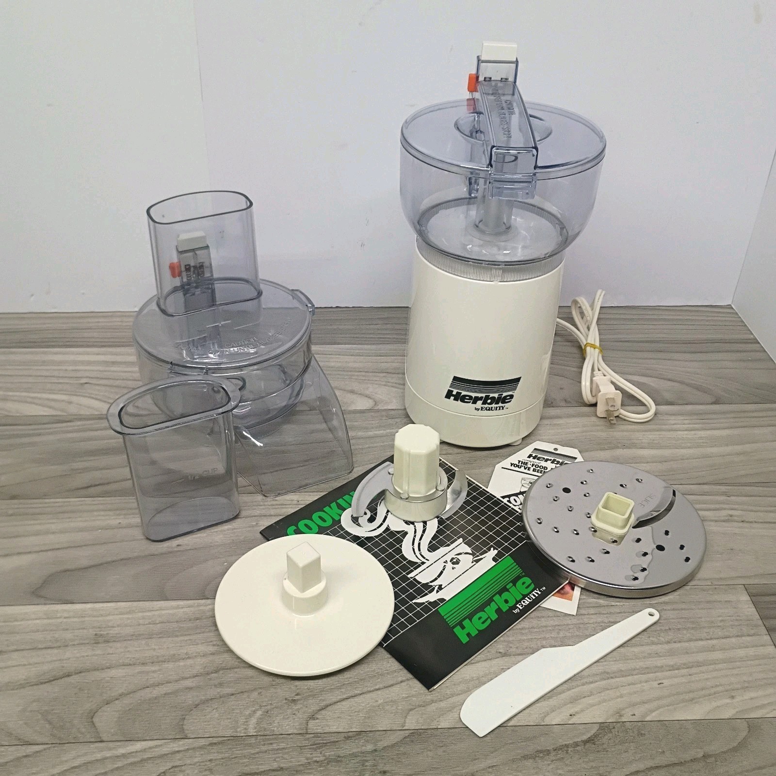 Vintage HERBIE by Equity FOOD PROCESSOR Chopper MFP-100 Tested And Working