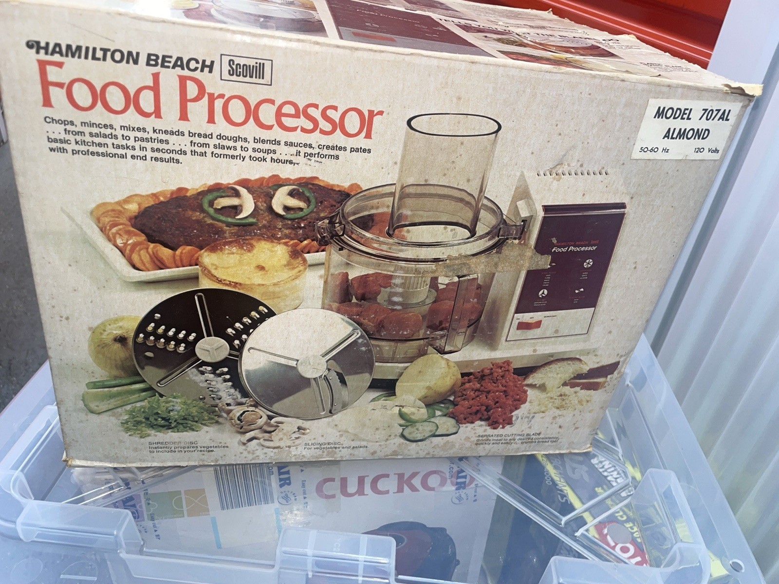 Vintage – Hamilton Beach Scovill – Electric Food Processor – Model 707-AL IN BOX