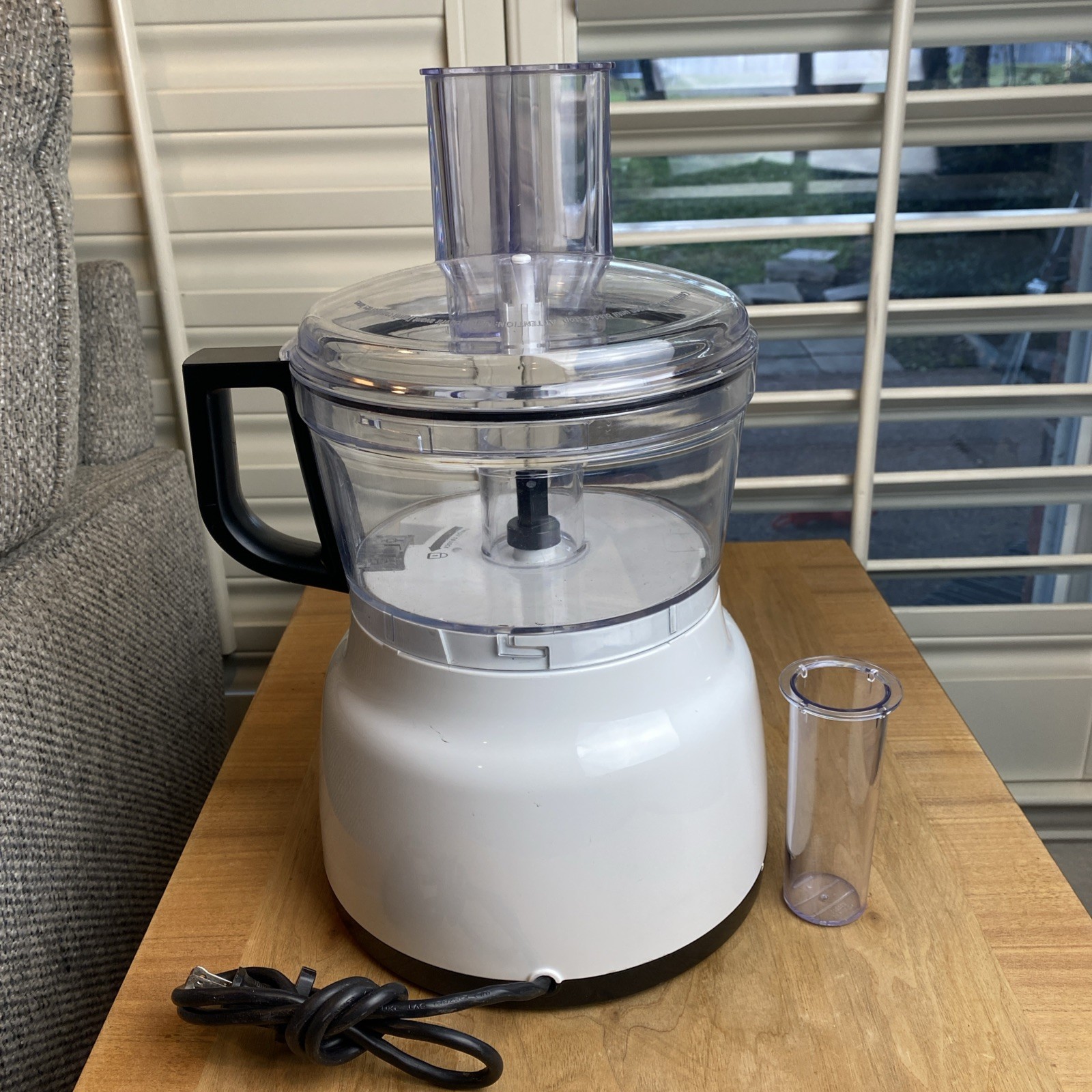 KitchenAid 7Cup Food Processor System White Tested KFP0711WH NO BLADE