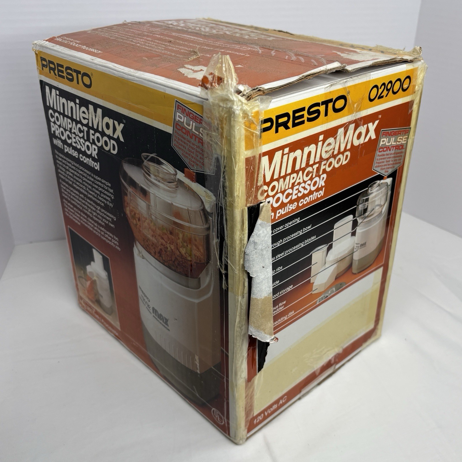 Presto Minnie Max Compact Food Processor Pulse Control 1988 02900 NEW OPEN BOX