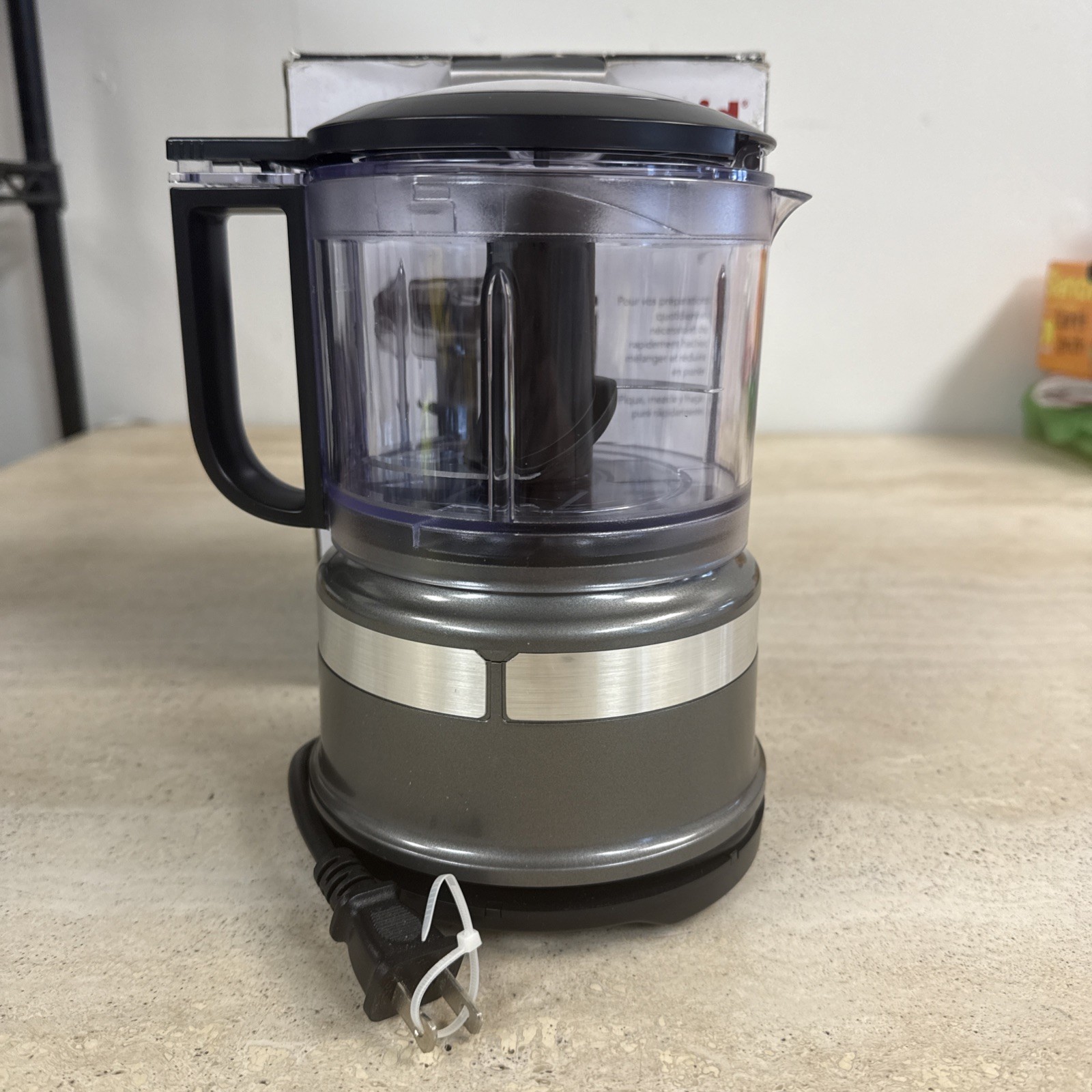 KitchenAid Contour Silver 3.5-Cup Food Chopper Mini Processor Mixer Kitchen