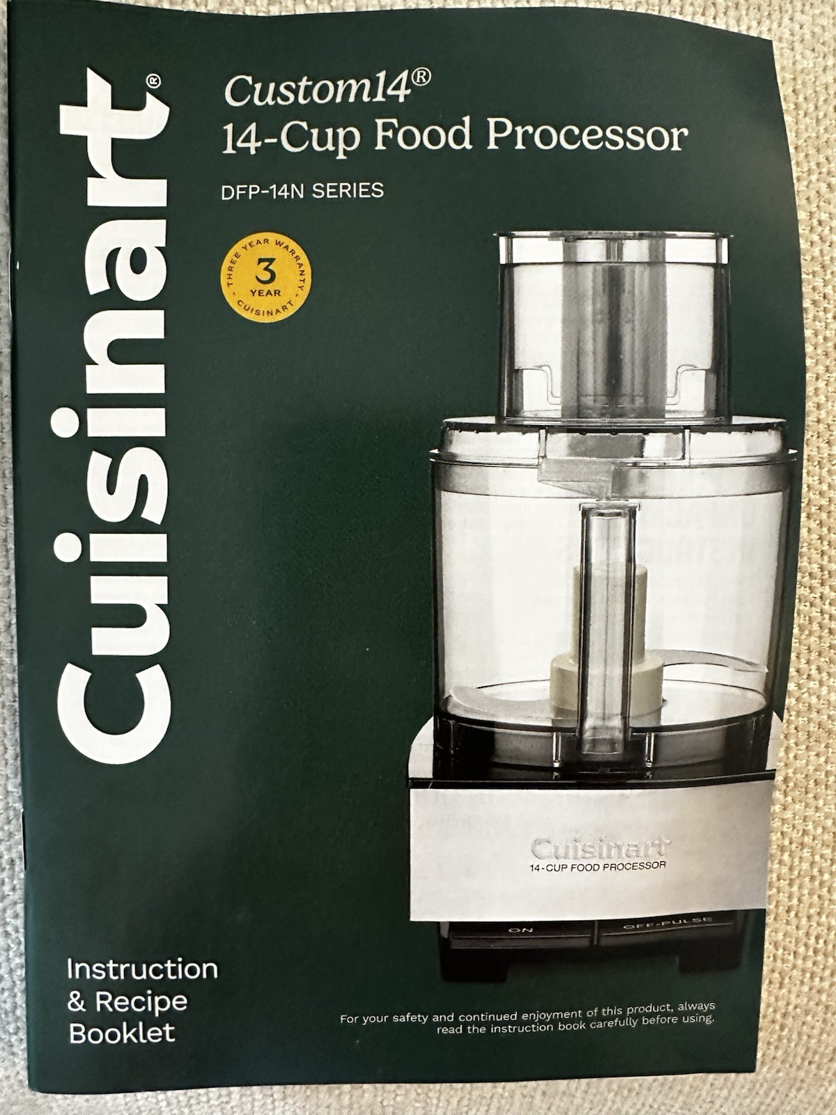 Cuisinart Food Processor 14-Cup Stainless Steel DFP-14BCNY Brand New!