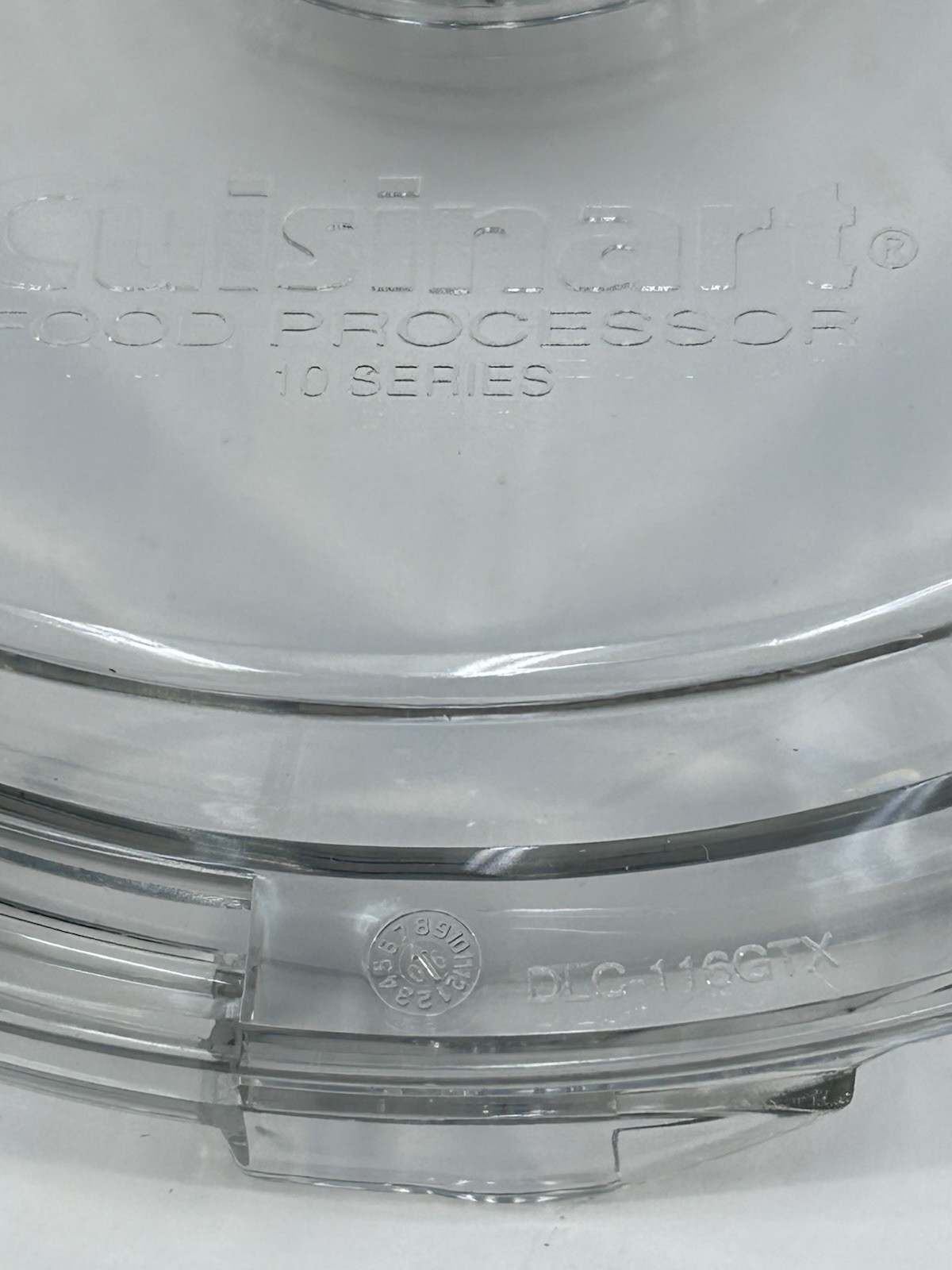 Cuisinart Pro Classic Food Processor DLC-10 Flat Lid w/cap And Spatula