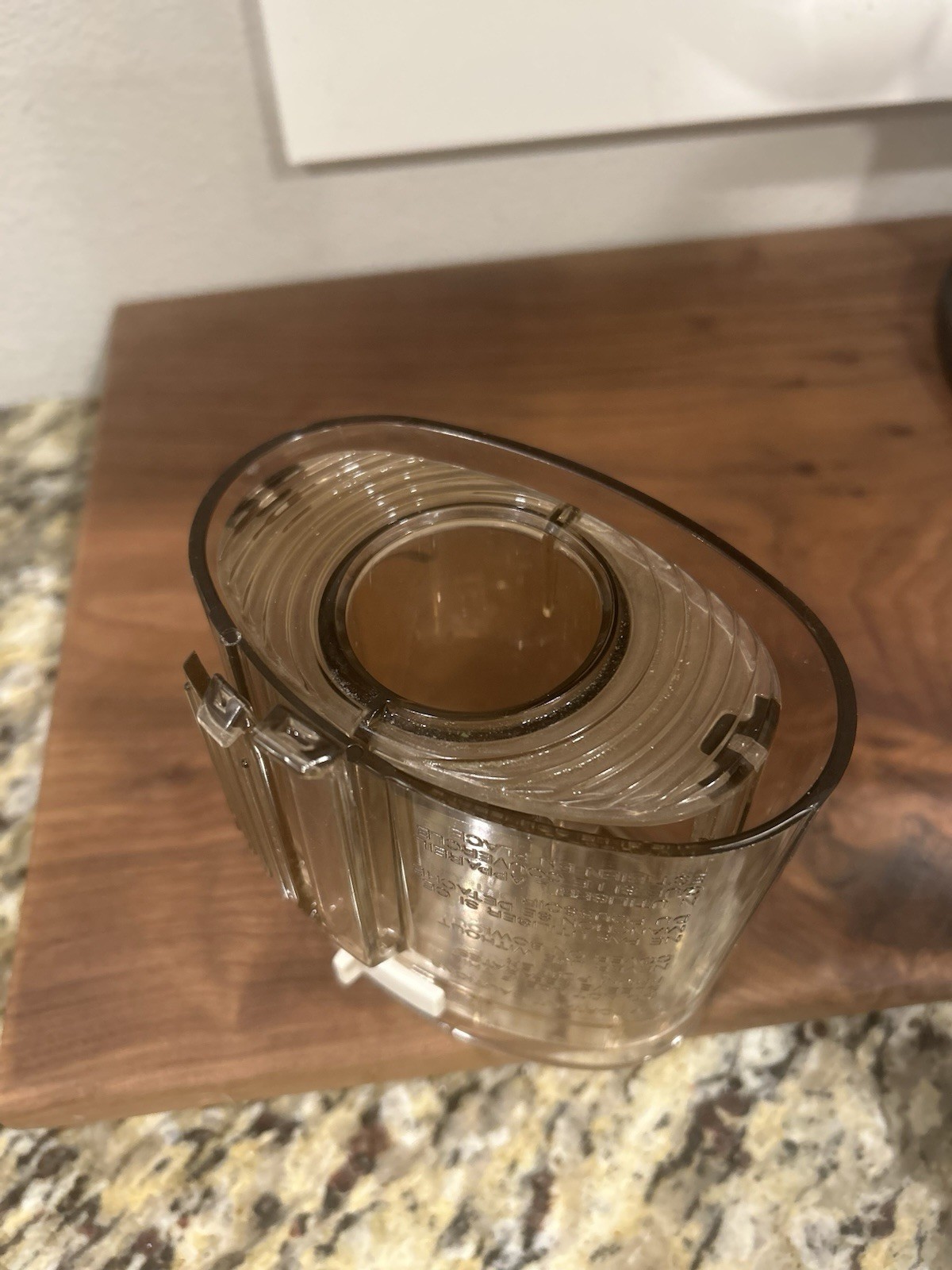 Cuisinart DLC-10 PLUS Chute Assembly & Pusher Amber Replacement Part DLC-118B