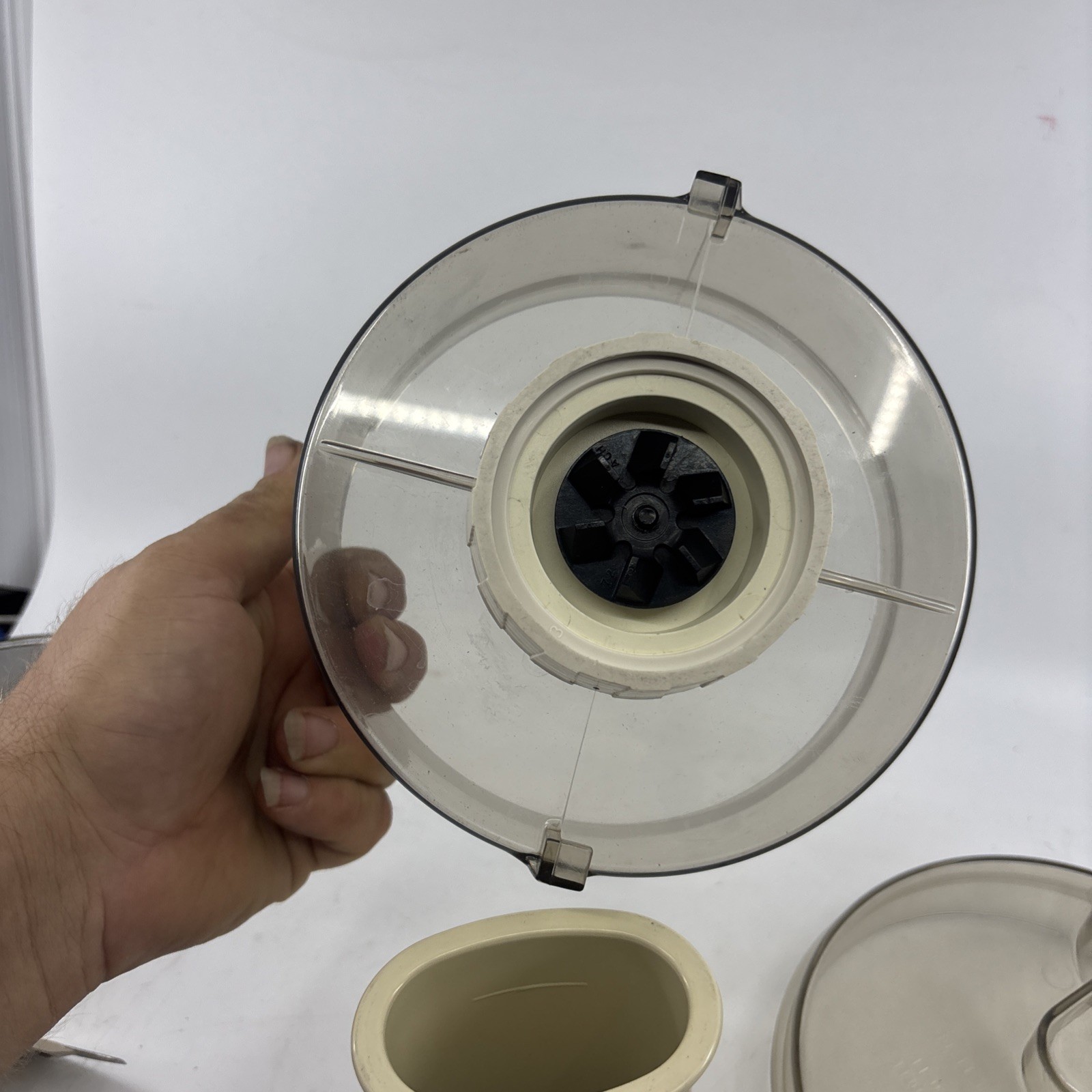 General Electric Food Processor Replacement Work Bowl Assembly With Lid & Pusher