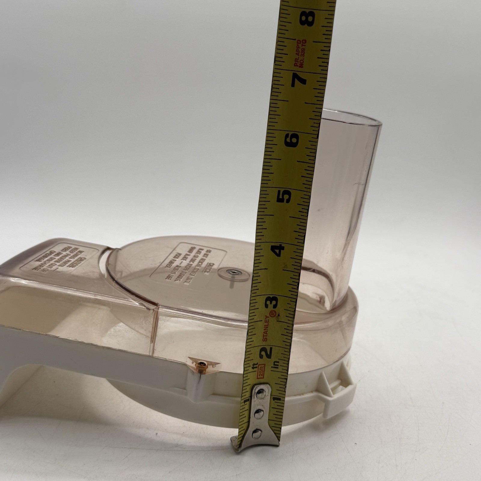 Hamilton Beach Scovill Emmie Food Processor 544 Food Chute/Lid Cover NO PUSHER