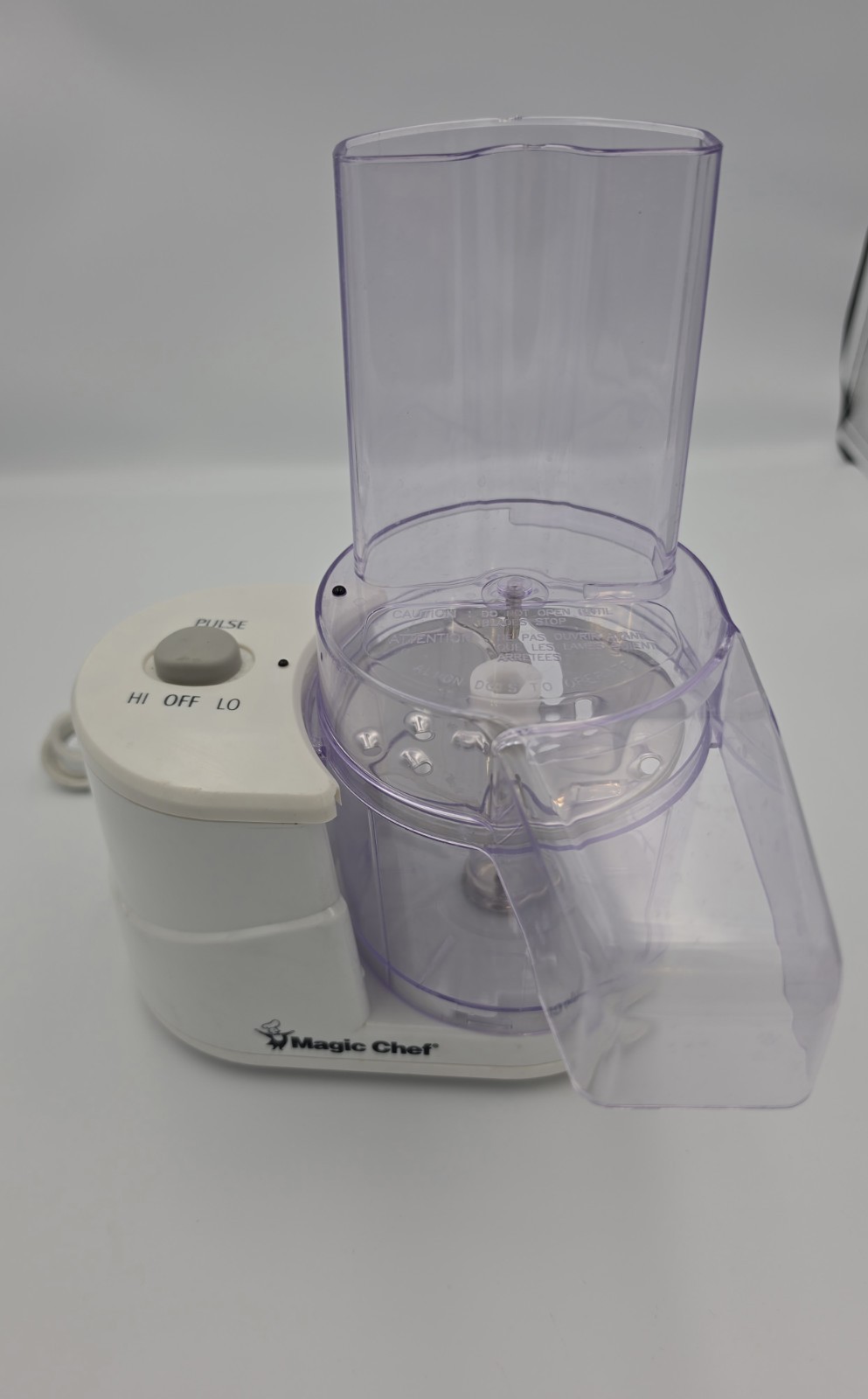 Vtg Magic Chef Mini Food Processor 2 Speeds Pulse MCFP1 1.5 Cup Capacity