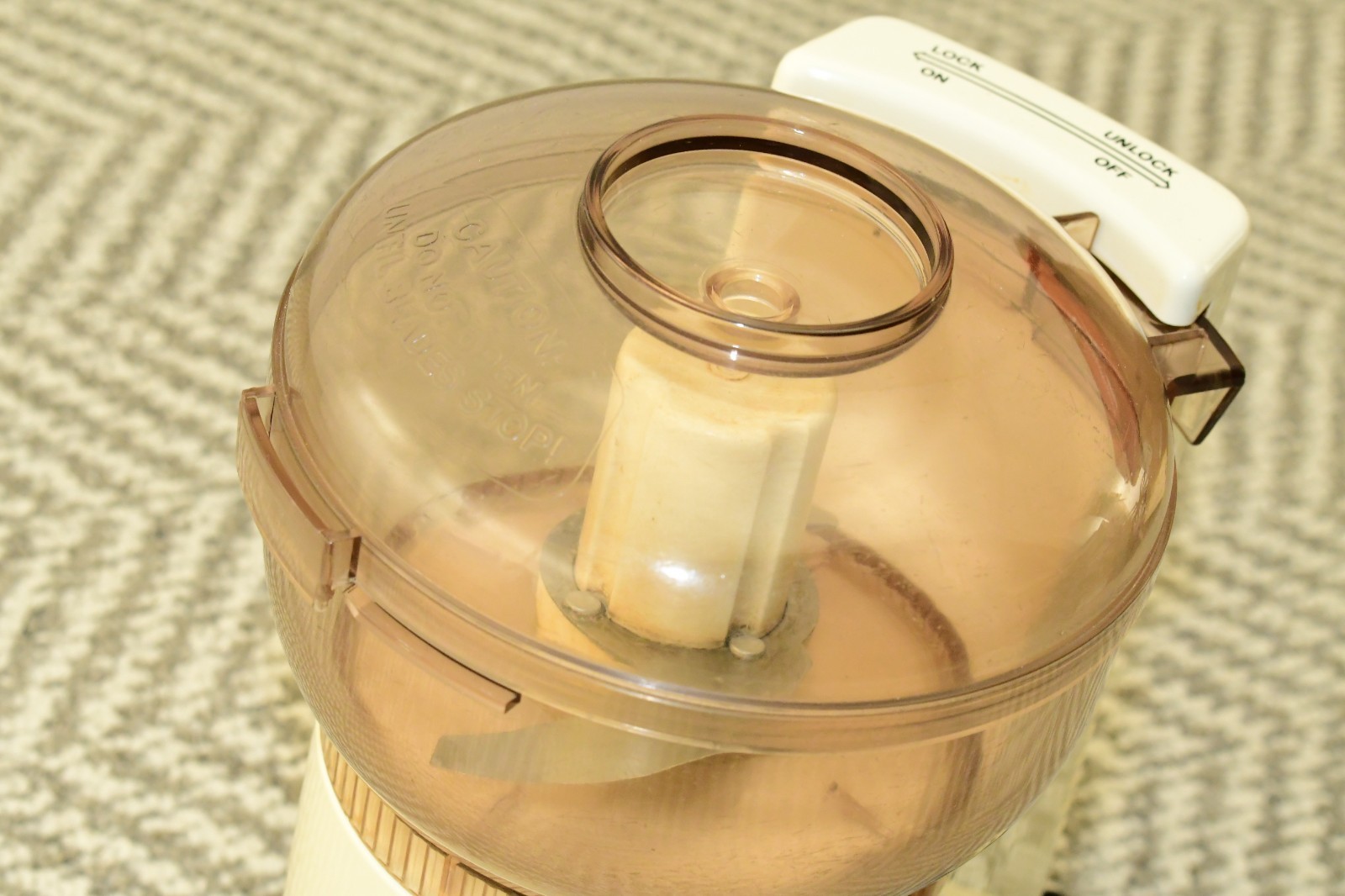 Vintage Sunbeam Oskar 14081 Food Processor Made In France Mini Chopper, Complete
