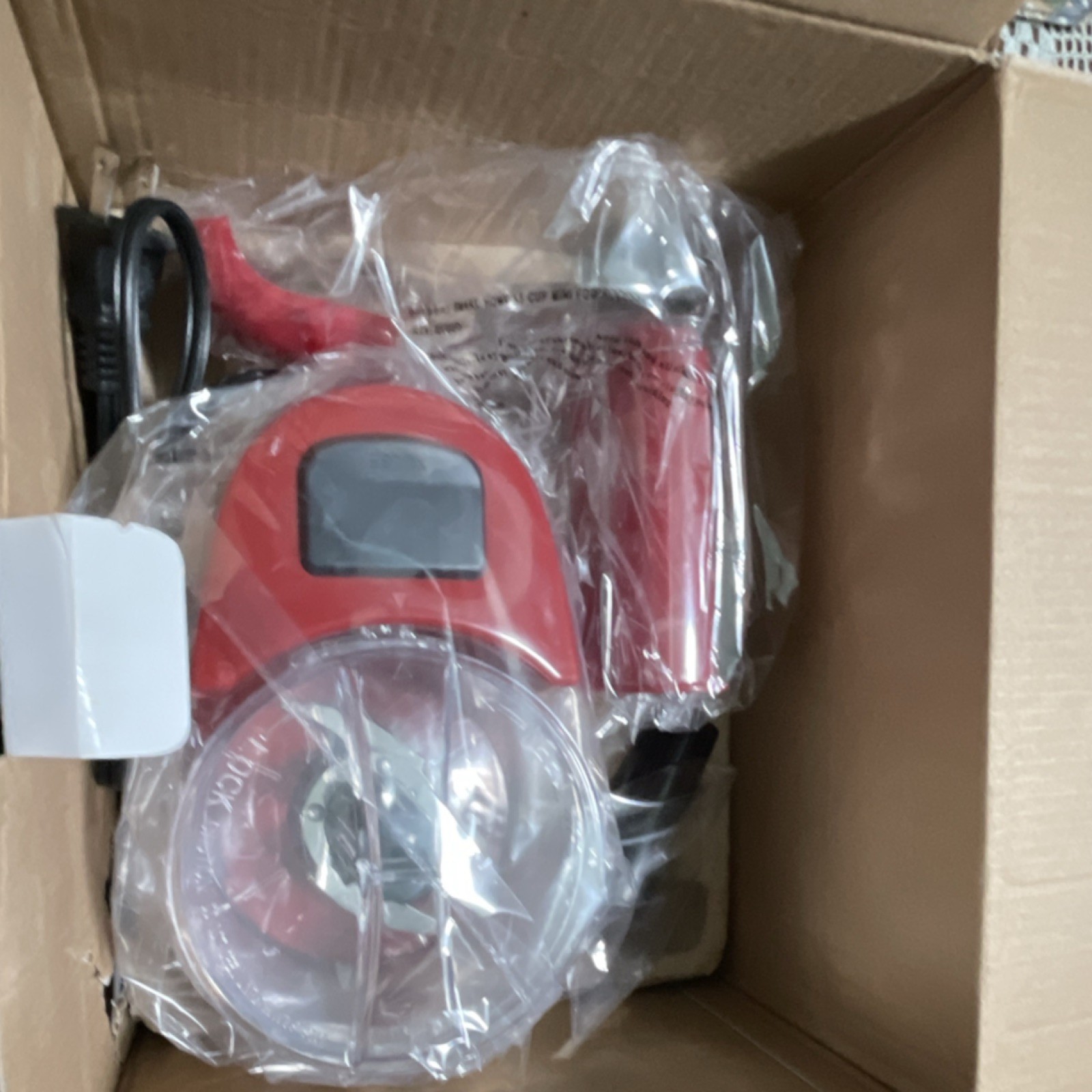 Smart Home 1.5 Cup Mini Food Processor Chopper Red Model 001GU0