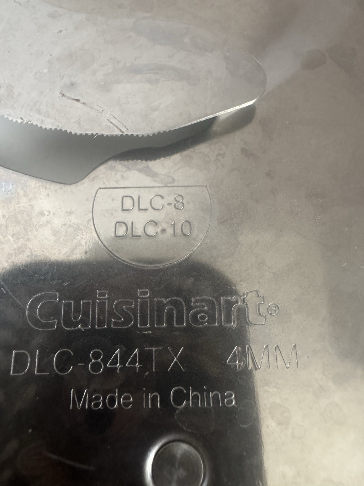Cuisinart DLC-844TX 4mm Standard Slicing Disc