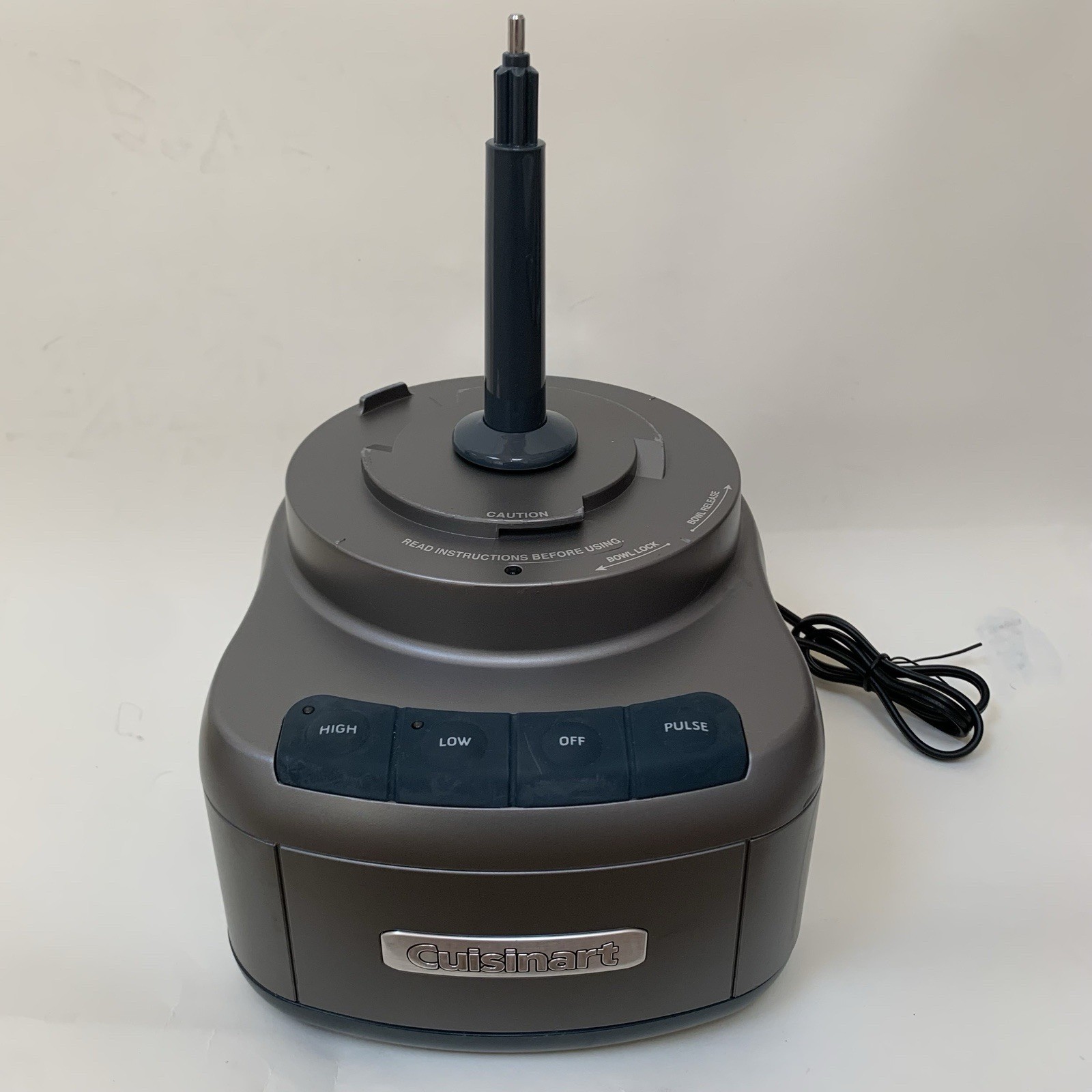 Cuisinart FP-8 Elemental 8 Cup Food Processor Motor Base Only Gray TESTED