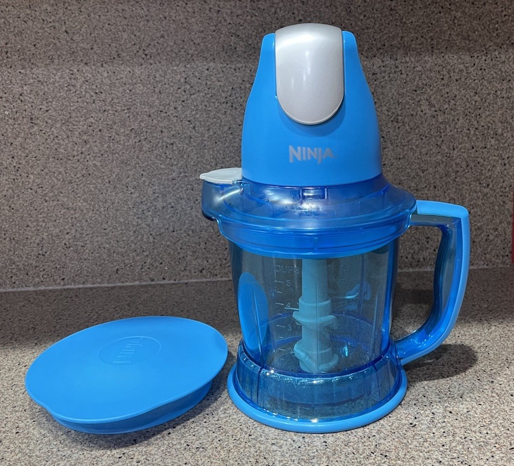 Ninja Storm Food Processor Blender Blue QB700Q2 Tested Works