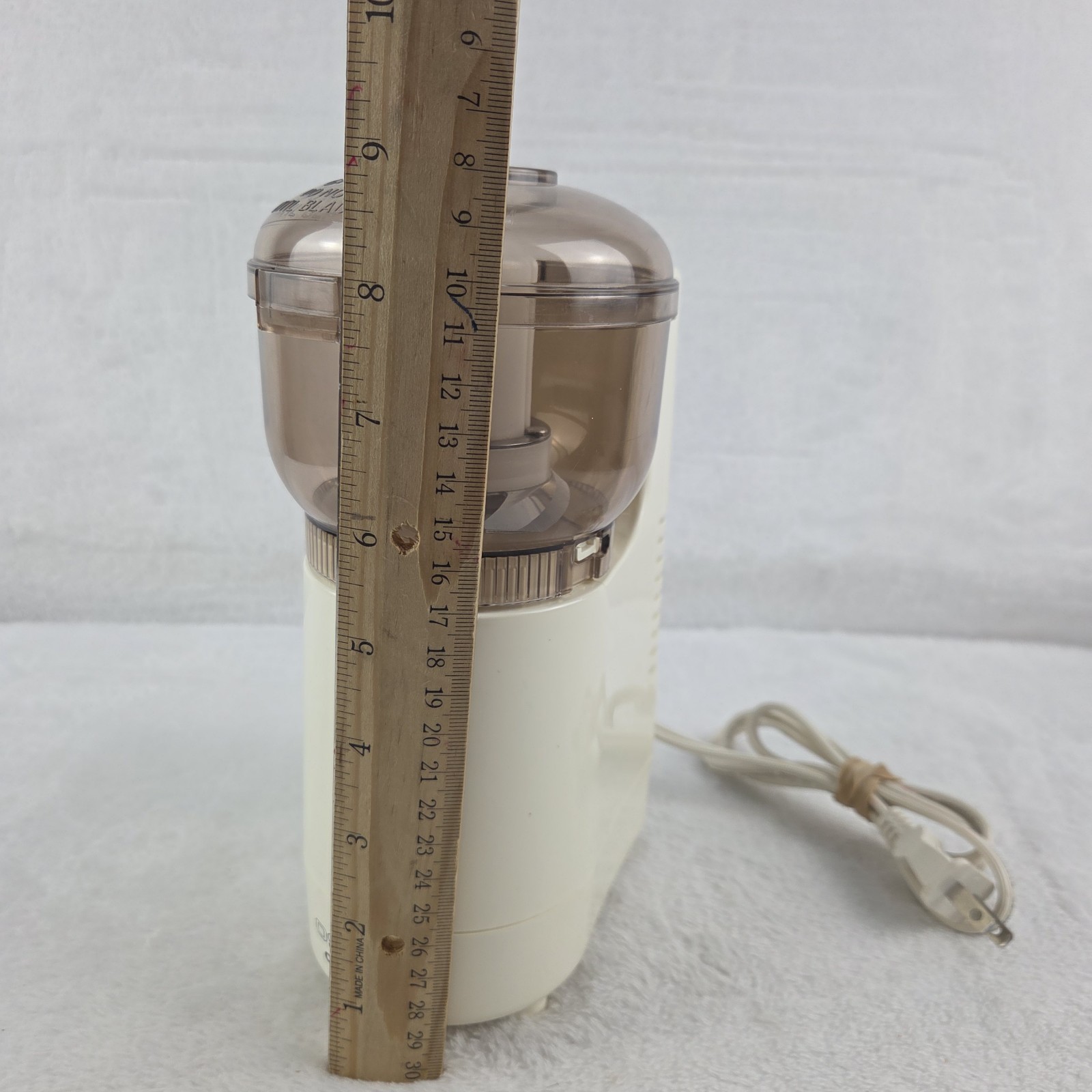 Vintage Sunbeam Oskar Jr Chopper Plus Model 14131 Food Processor Tested