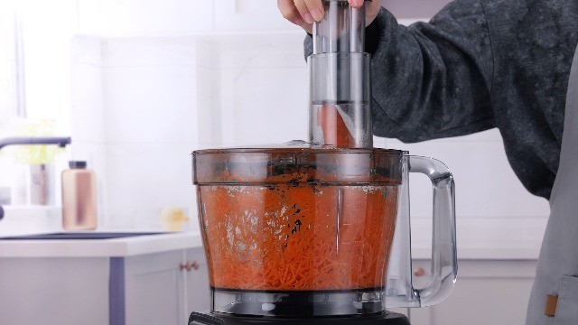 7-in-1 Electric Food Processor 1000W, 14-Cup Chopper, Large Feed Chute, Shred, S