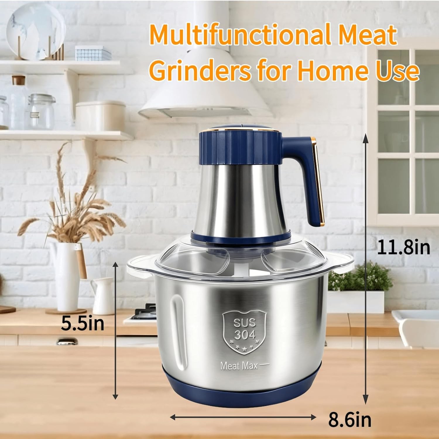 Food Processor,5-Speed Electric Food Chopper,Meat Grinder 5L(20Cups NEW