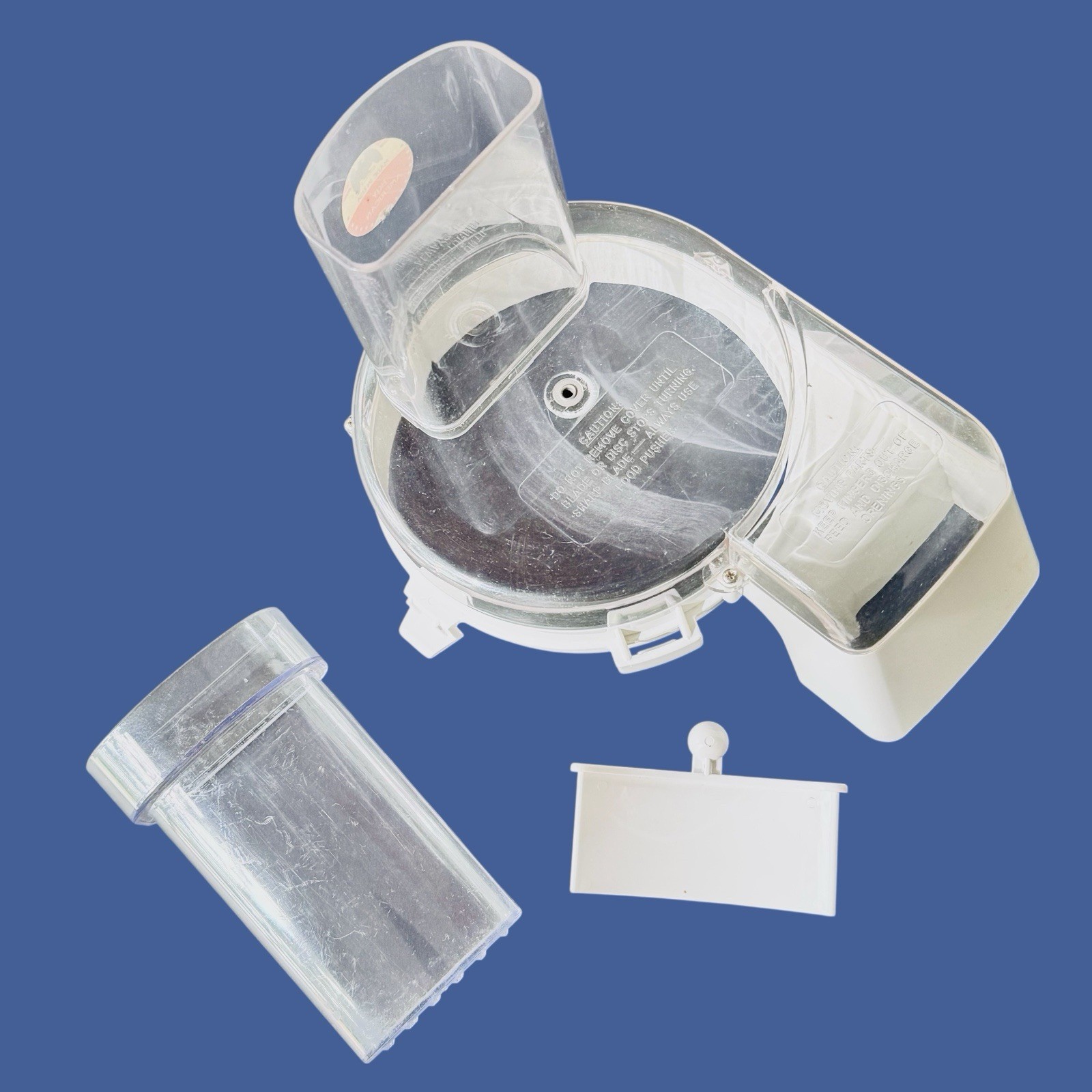 Hamilton Beach Emmie Food Processor #544 Replacement Part Cover Lid W/Pusher