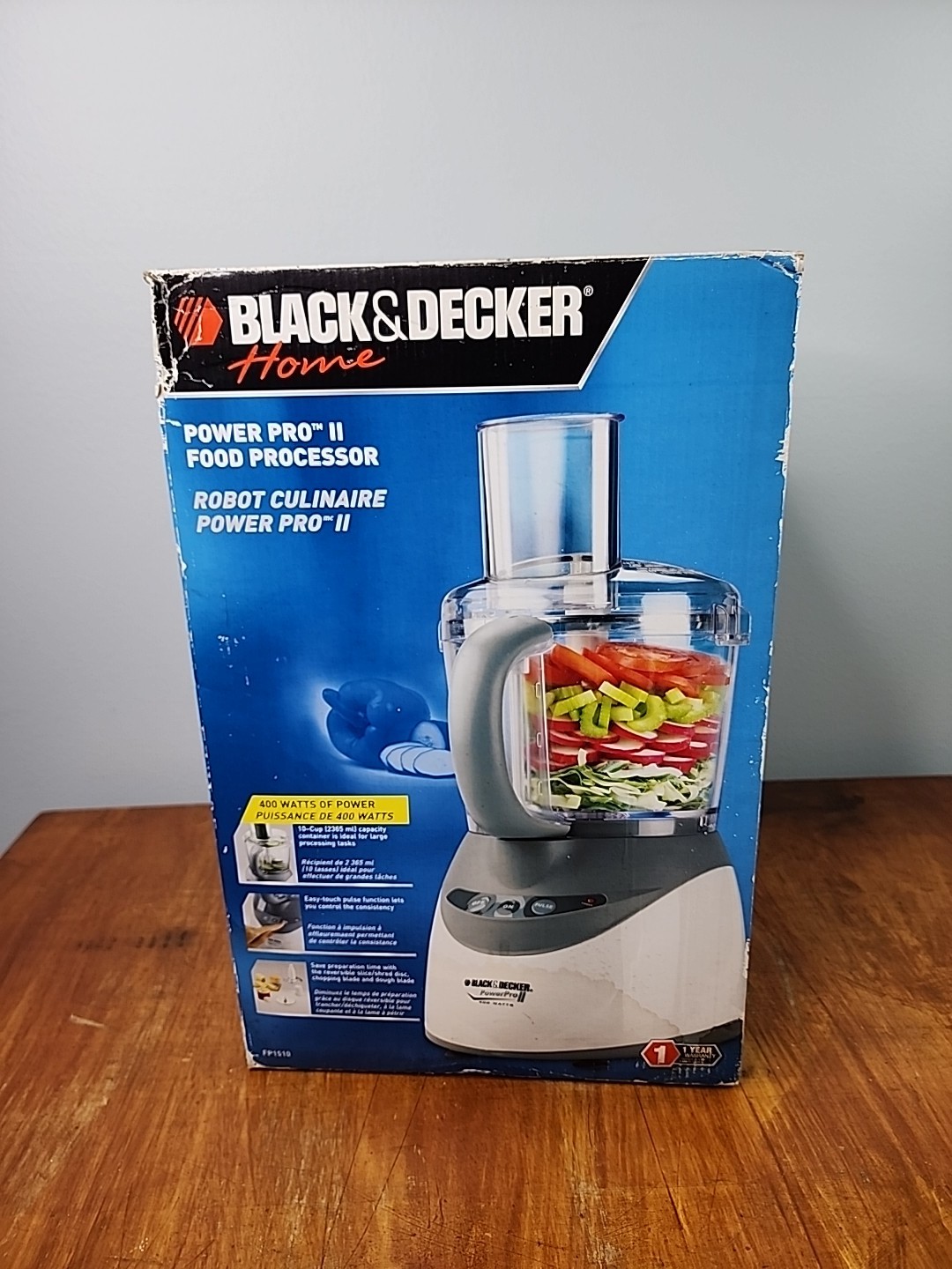 Black & Decker Power Pro II 10 Cup Food Processor FP1510 Open Box New