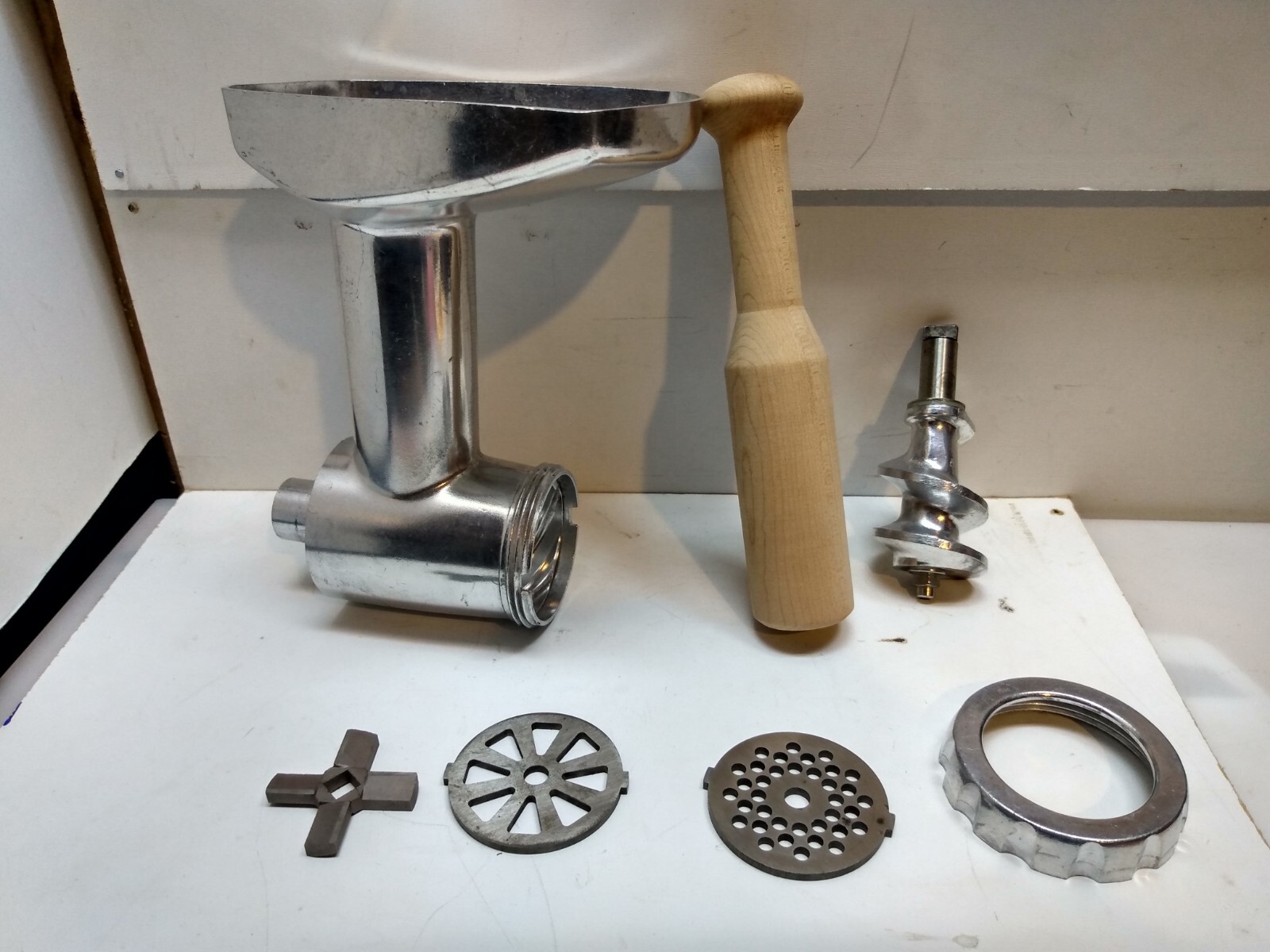 Pick Part: NuTone Built-in Food Center Meat Grinder Knife Sharpener Pusher Disc