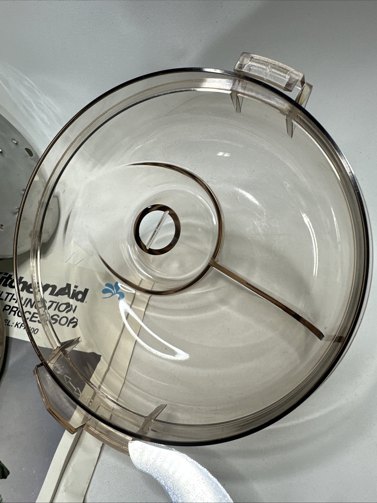 KitchenAid KFP400 Food Processor Tested Works w/ Manual Attachments