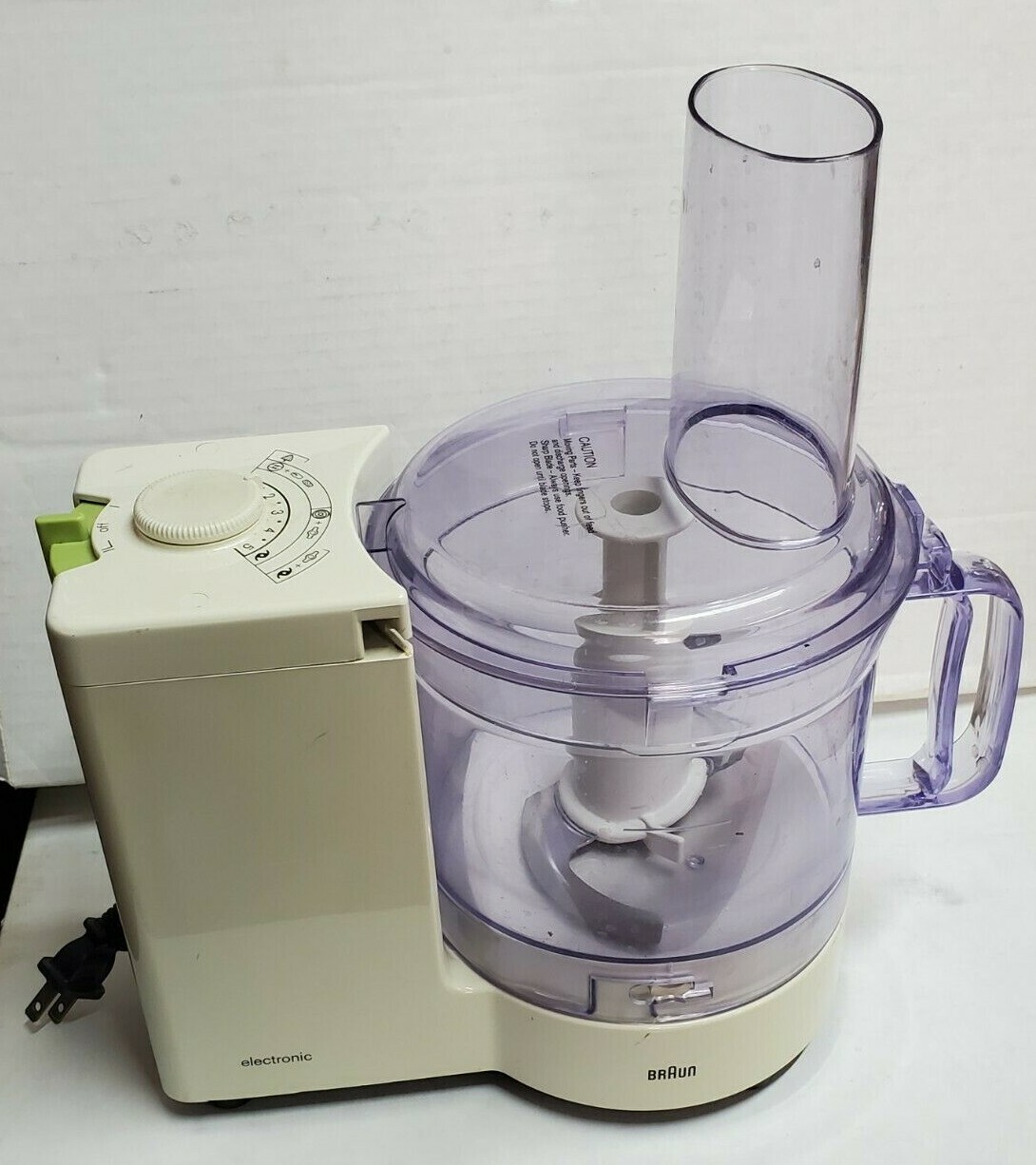 BRAUN MC200 MULTIPRACTIC ELECTRONIC FOOD PROCESSOR 4177 +JAR MADE IN GERMANY E12