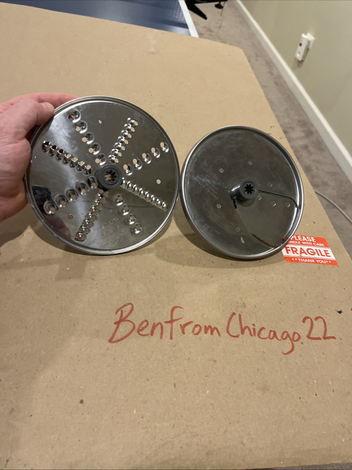 Cuisinart FP-13SD Adjustable Slicing Disc And FP-13RSD / Both Pre-owned