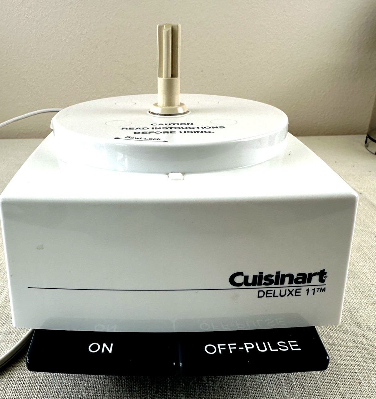 Cuisinart Deluxe 11 Food Processor Base DFP-11 TX Tested Working Base Only