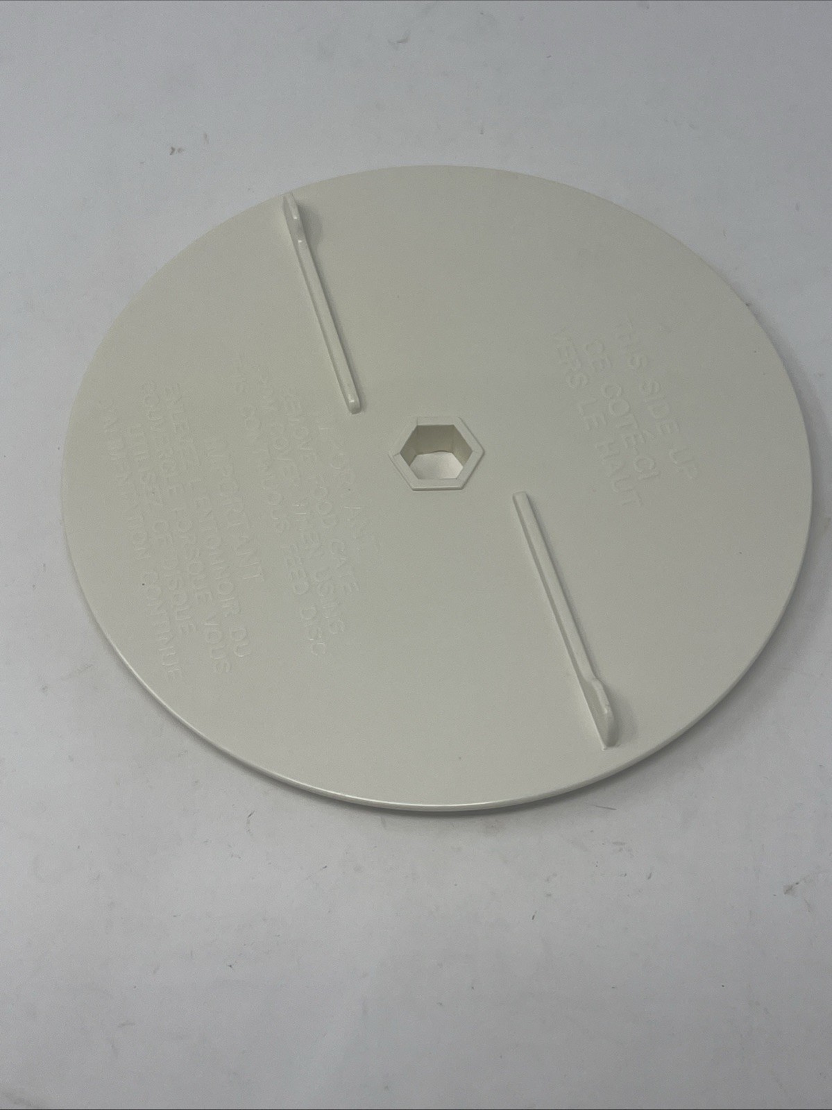 GE 4 Speed Food Processor Replacement Part Blocker Disc Model 106622F