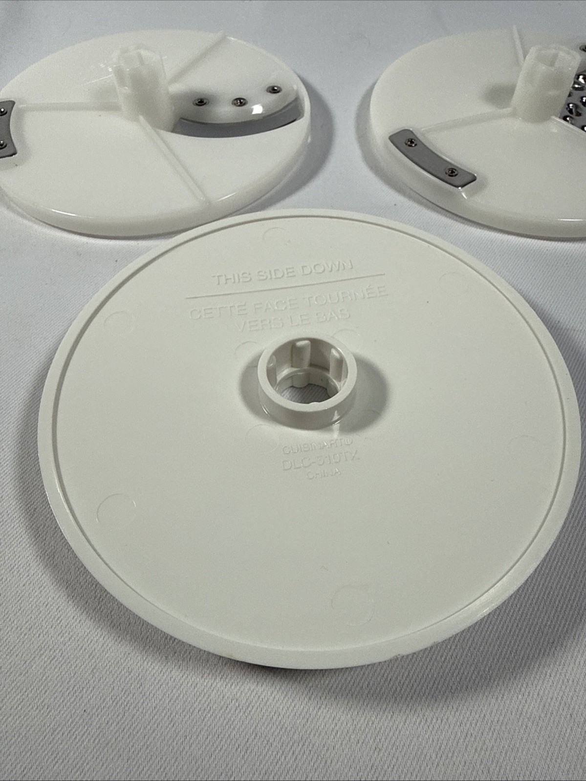 Cuisinart Little Pro Plus Food Processor Discs Lot DLC-510TX DLC-514TX DLC-522TX