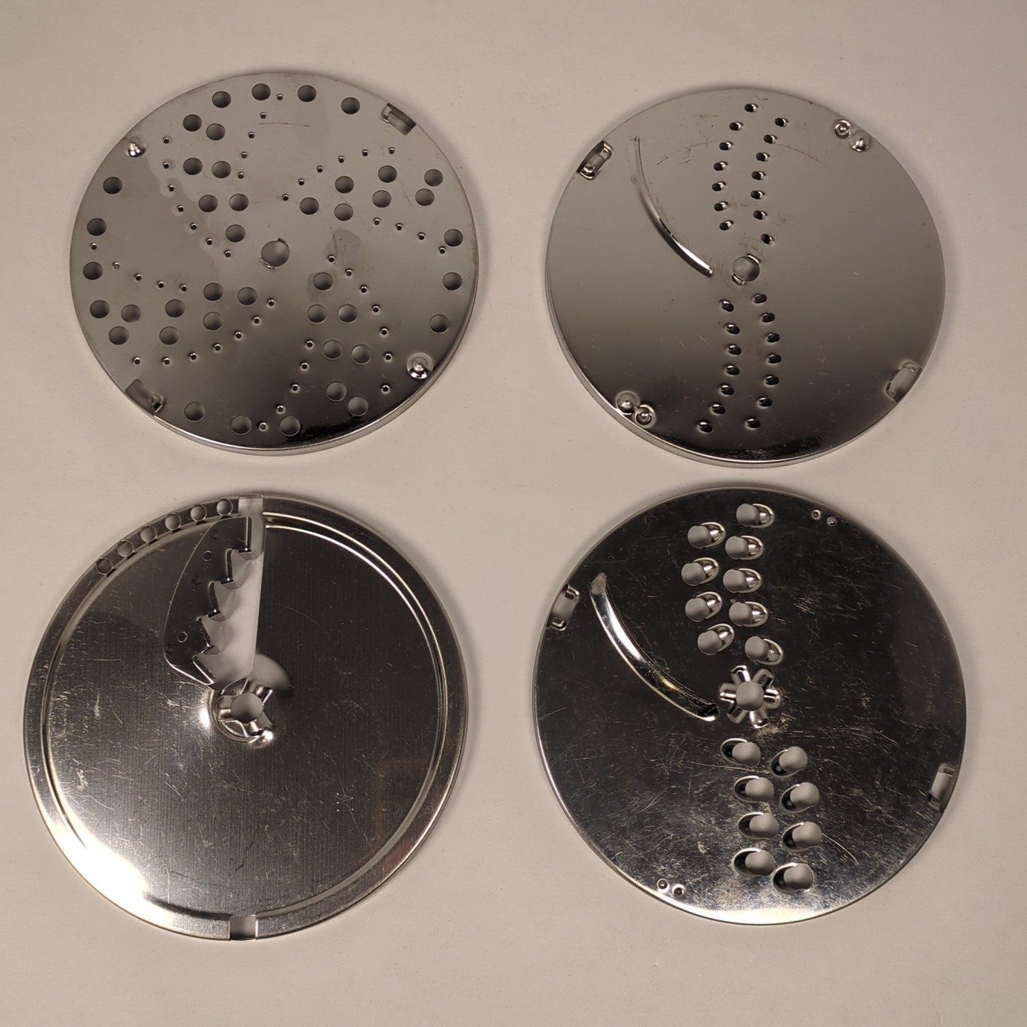 Braun Multipractic LOT OF 4 Food Processor Disc Blades 4243 4258 4259 4261