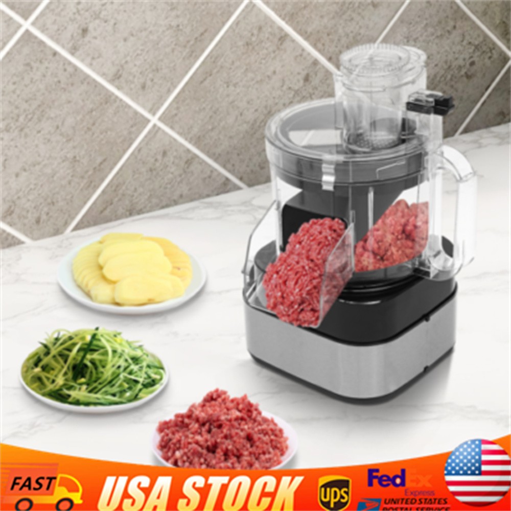 110V Electric Food Processor Vegetable Chopper Grinder Machine Commercial Home