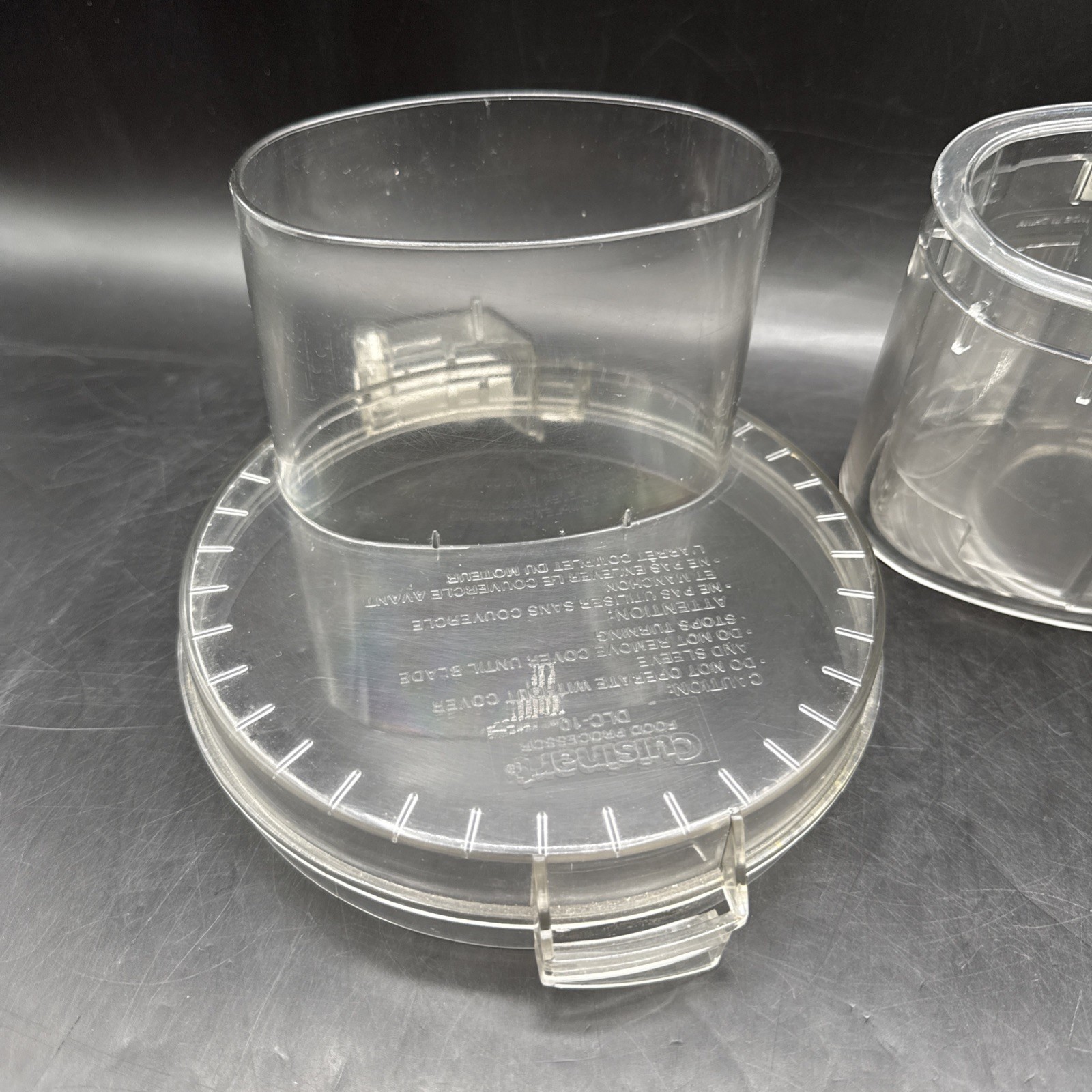 Cuisinart DLC-10 Food Processor Lid Chute Part DLC-117BGTX DLC-118BGTX
