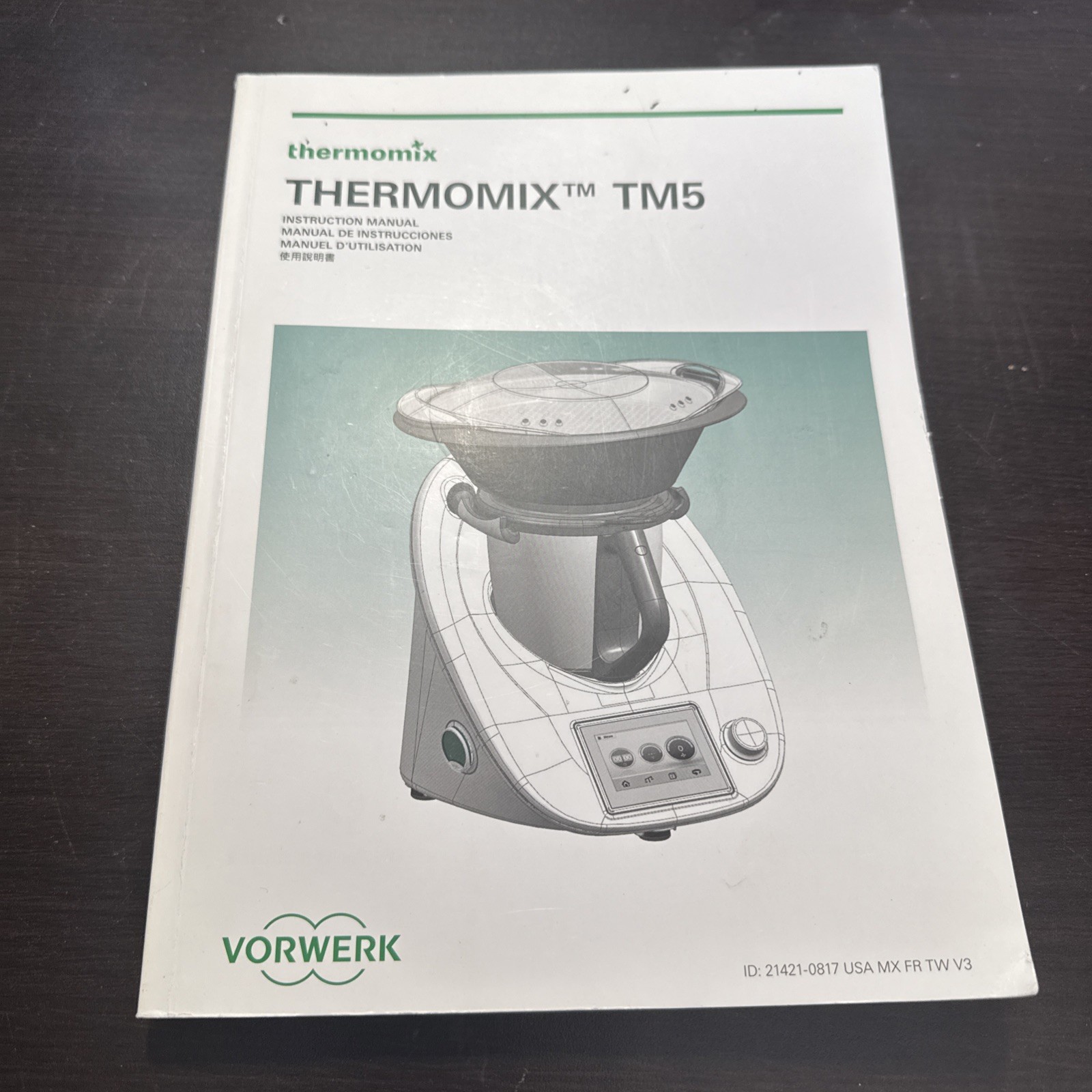 Vorwerk Thermomix TM5 Touchscreen Multipurpose Full-Size Food Processor Cook Key
