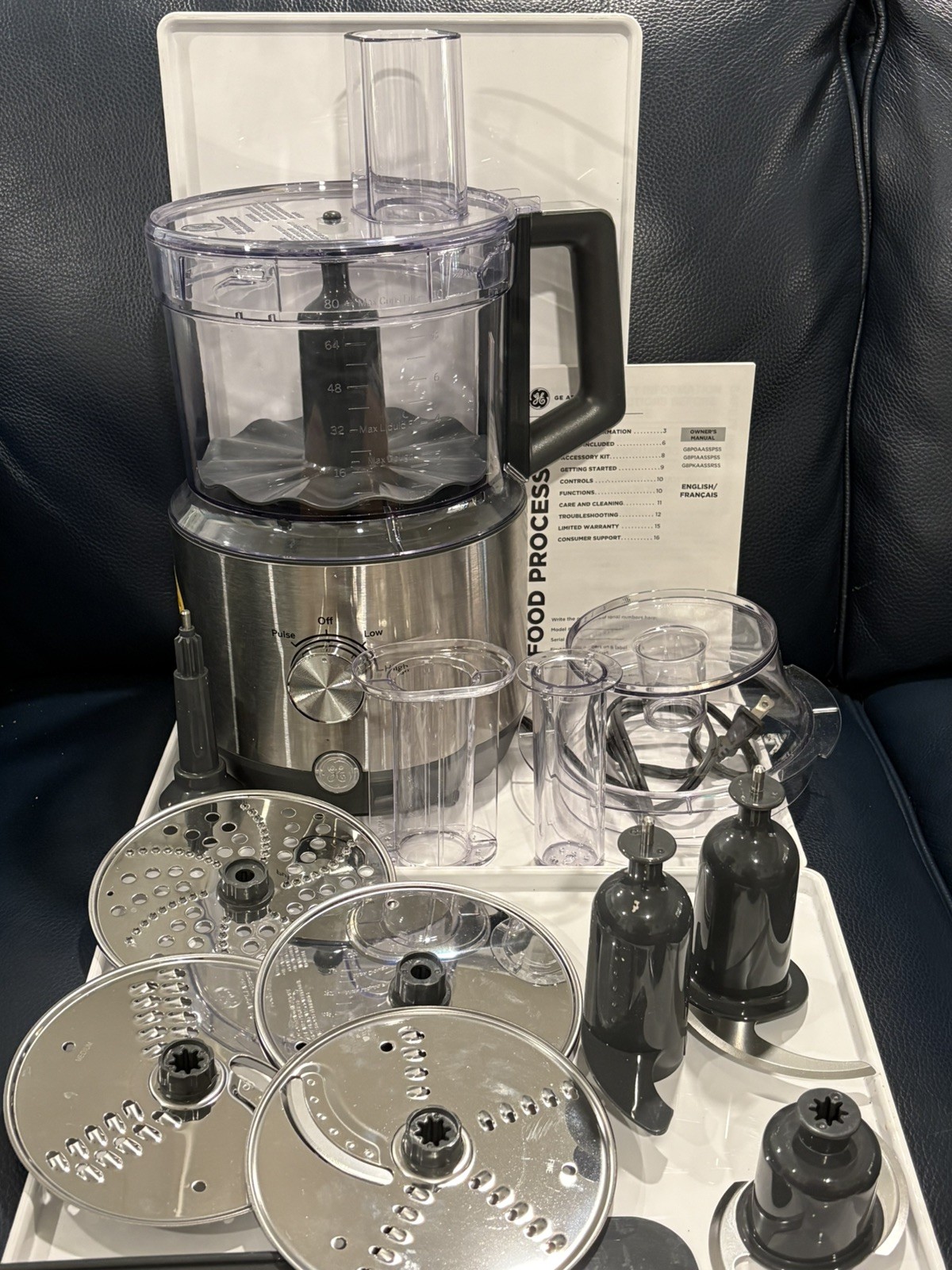 GE Food Processor 12 Cup 550 watt motor New open box