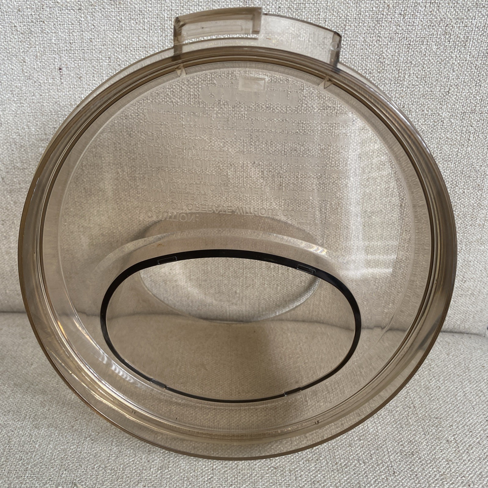 CUISINART Food Processor DLC-8F Amber Lid Only OEM Replacement Part