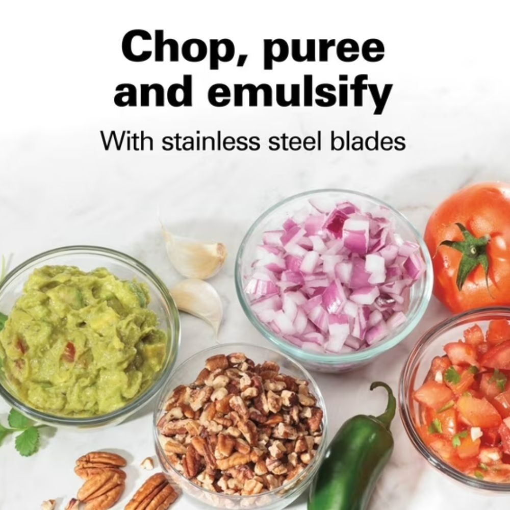 Hamilton Beach Stack & Press Electric Food Chopper & Mini Food Processor