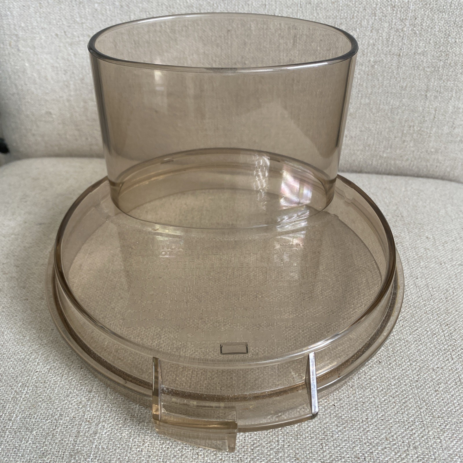 CUISINART Food Processor DLC-8F Amber Lid Only OEM Replacement Part