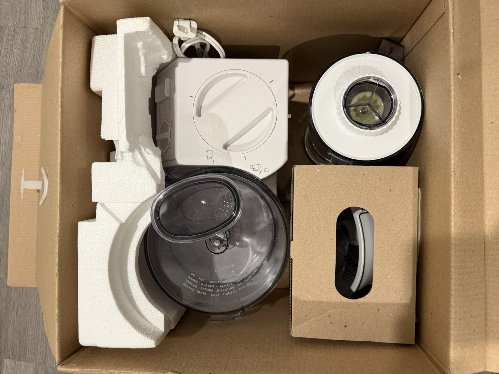 Moulinex The Kitchen Machine Four Appliances in One Model 9891190 Food Processor